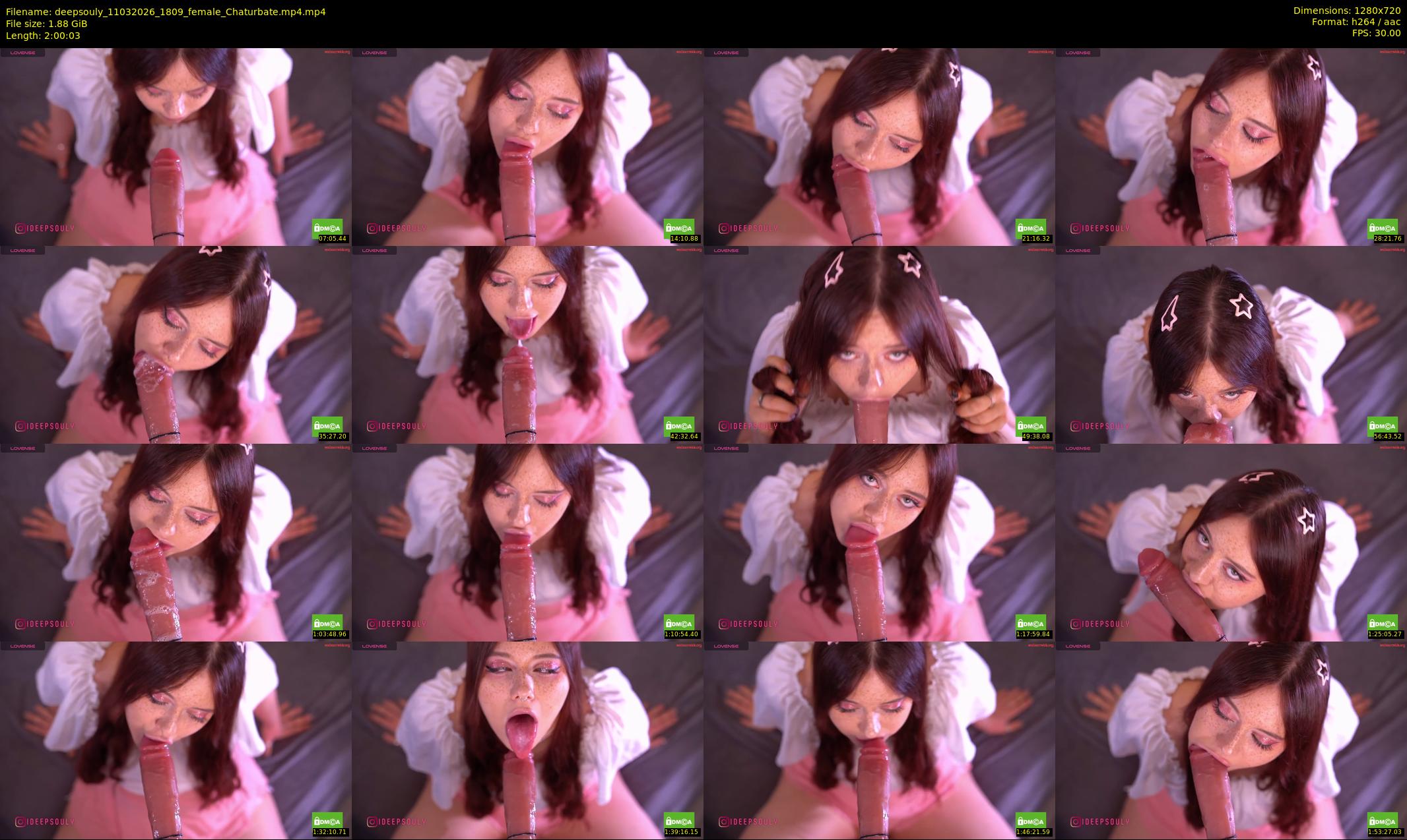 deepsouly — 121 minute Chaturbate female cam show recording, 720p, Mar 11, 2026