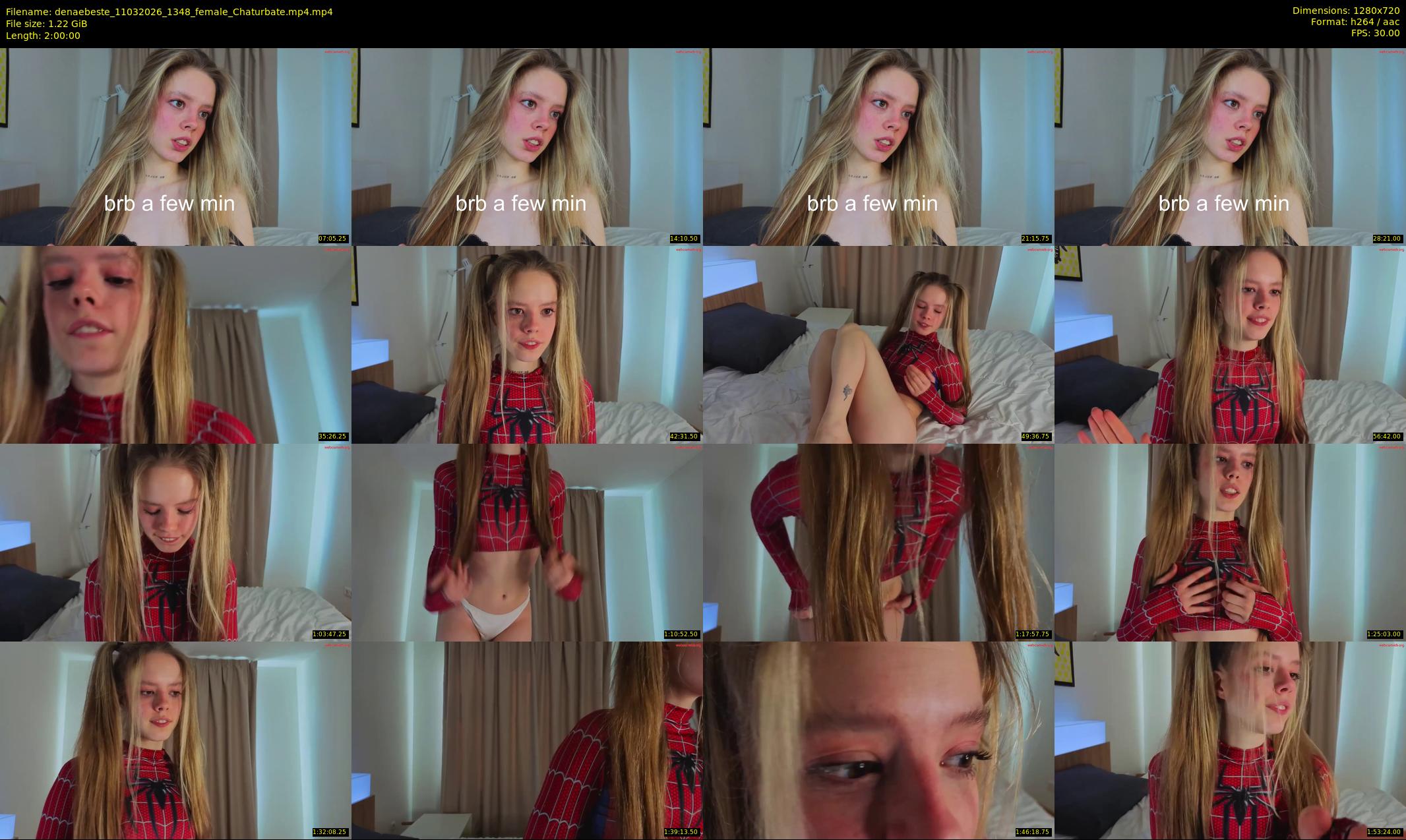 denaebeste — 120 minute Chaturbate female cam show recording, 720p, Mar 11, 2026
