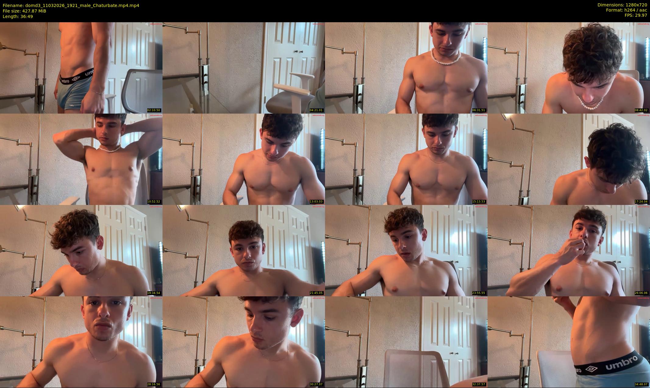 domd3 — 37 minute Chaturbate male cam show recording, 720p, Mar 11, 2026