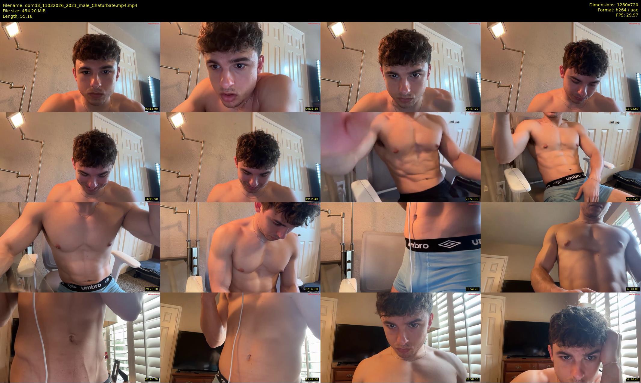 domd3 — 56 minute Chaturbate male cam show recording, 720p, Mar 11, 2026