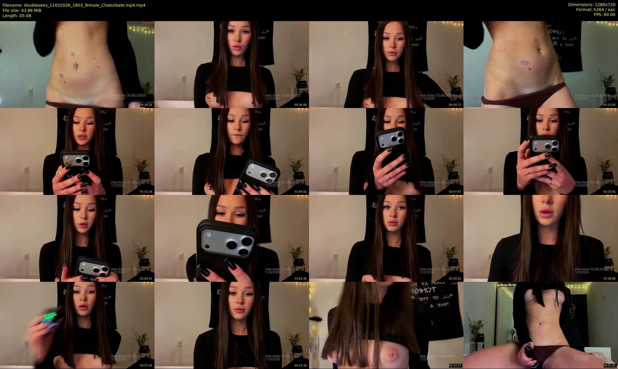 doublesees — 6 minute Chaturbate couple cam show recording, 720p, Mar 11, 2026