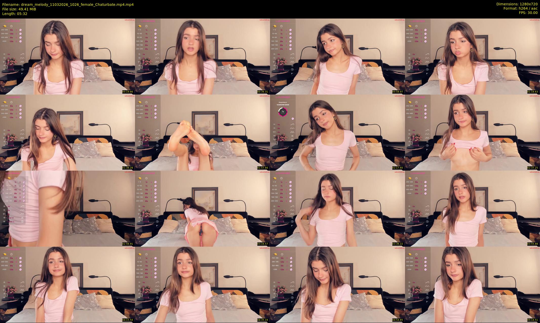 dream_melody — 6 minute Chaturbate female cam show recording, 720p, Mar 11, 2026