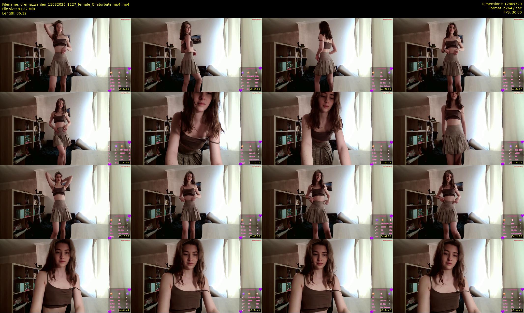 dremazwahlen — 7 minute Chaturbate female cam show recording, 720p, Mar 11, 2026