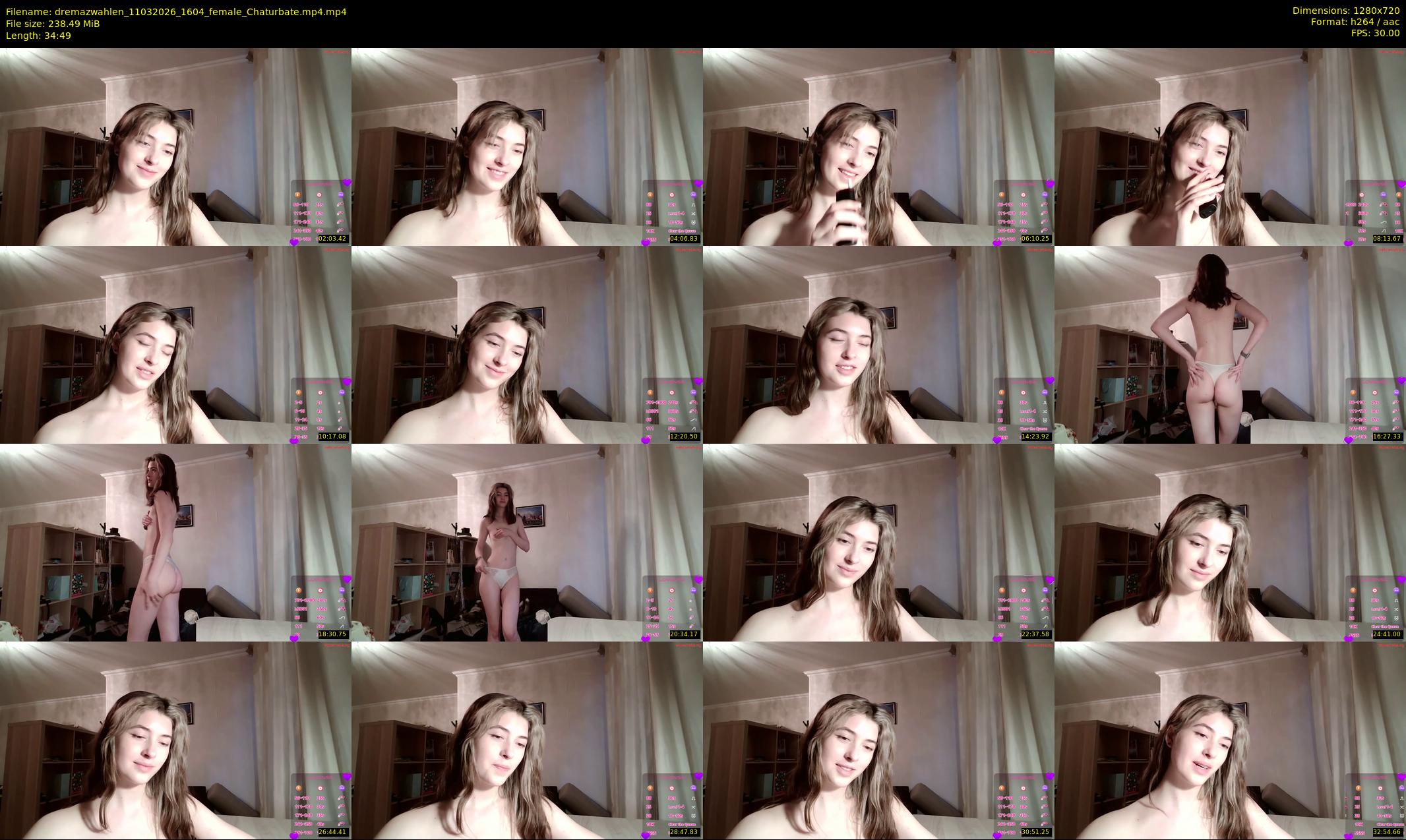 dremazwahlen — 35 minute Chaturbate female cam show recording, 720p, Mar 11, 2026