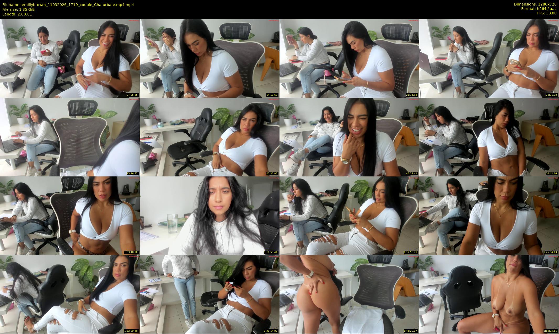 emillybrowm — 121 minute Chaturbate couple cam show recording, 720p, Mar 11, 2026