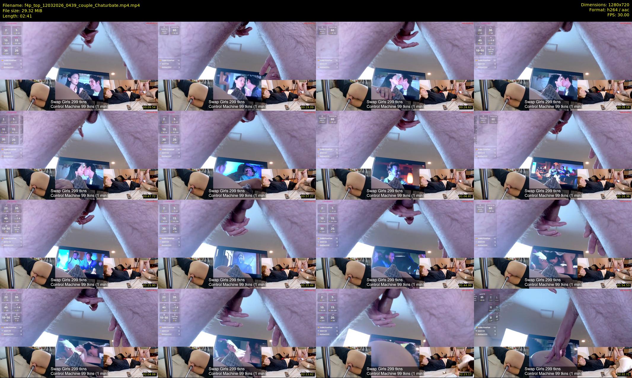 f4p_top — 3 minute Chaturbate couple cam show recording, 720p, Mar 12, 2026