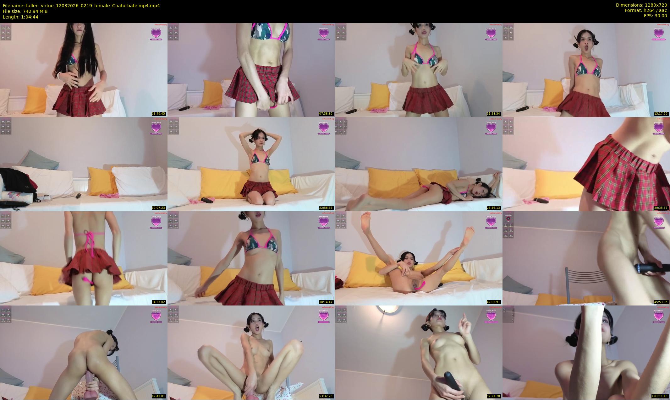 fallen_virtue — 65 minute Chaturbate female cam show recording, 720p, Mar 12, 2026
