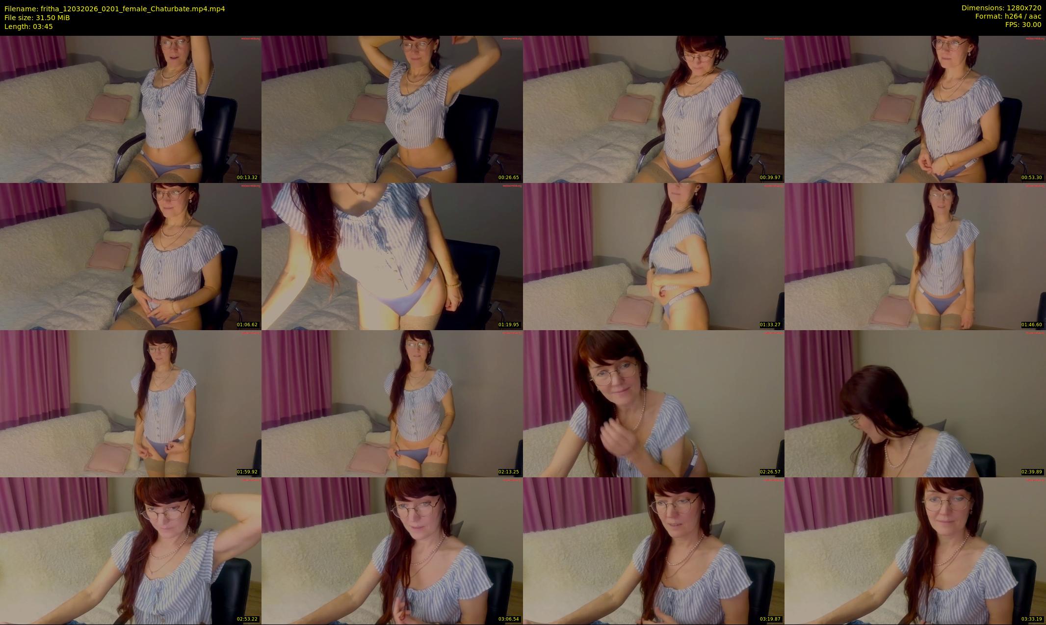 fritha — 4 minute Chaturbate female cam show recording, 720p, Mar 12, 2026