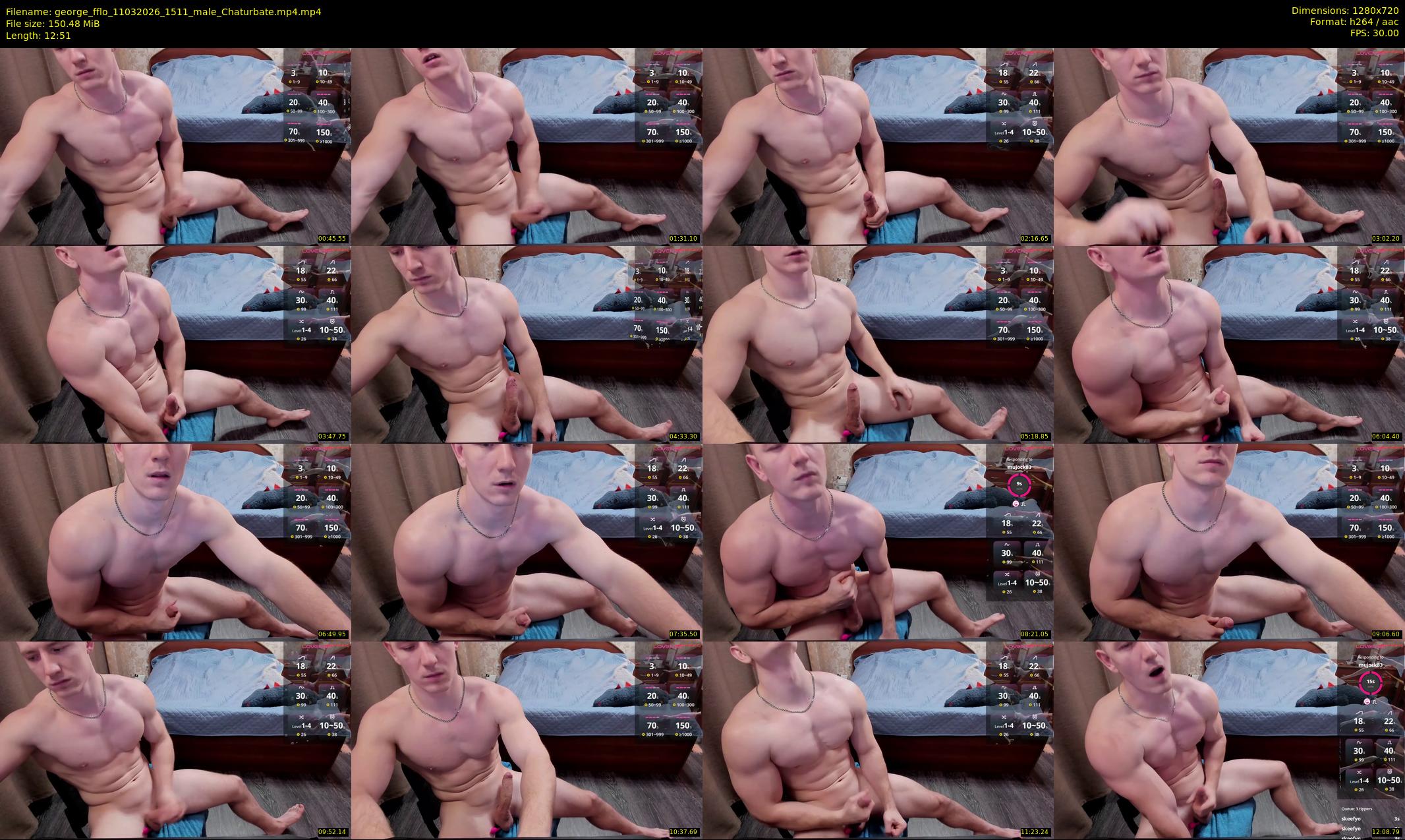 george_fflo — 13 minute Chaturbate male cam show recording, 720p, Mar 11, 2026