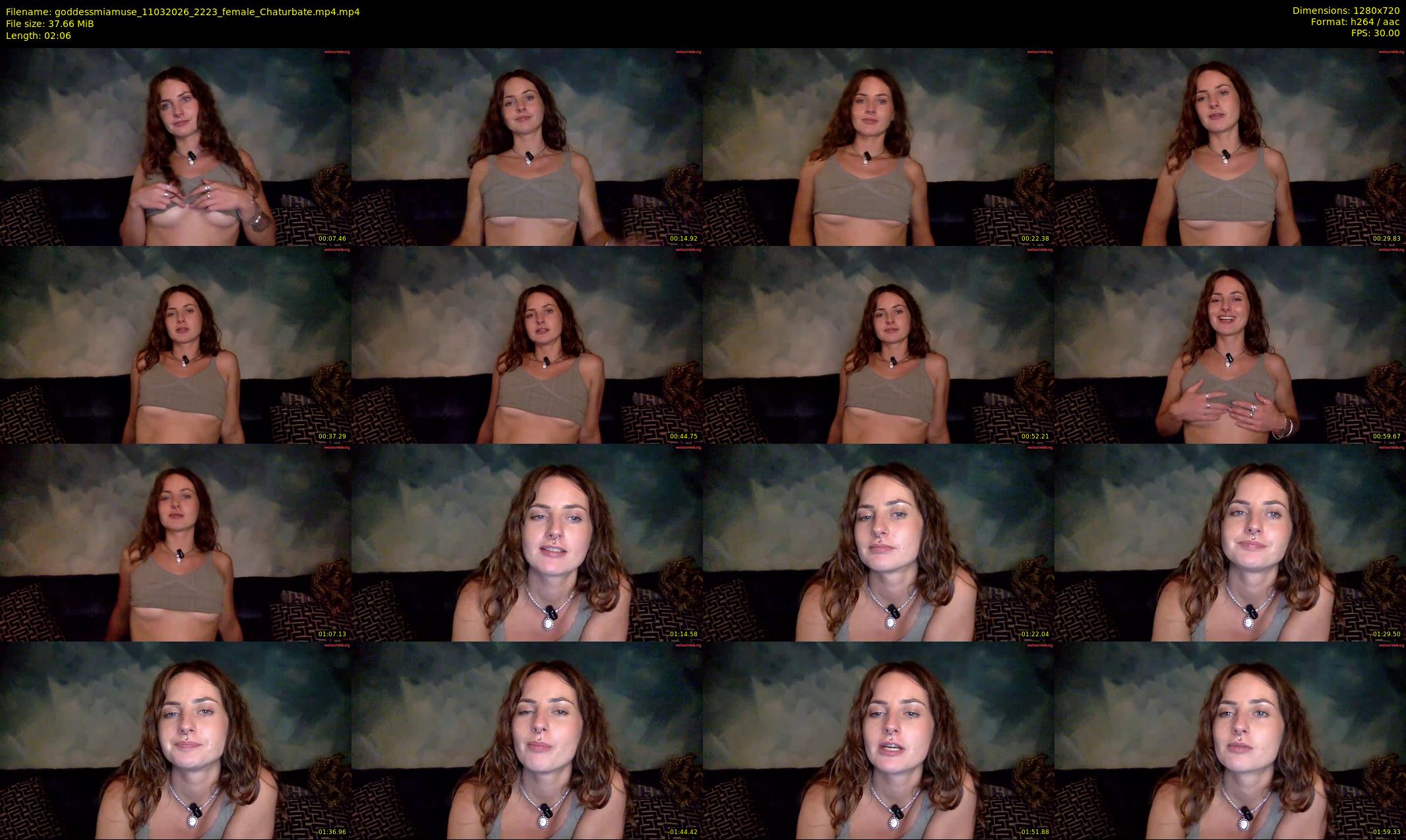 goddessmiamuse — 3 minute Chaturbate female cam show recording, 720p, Mar 11, 2026