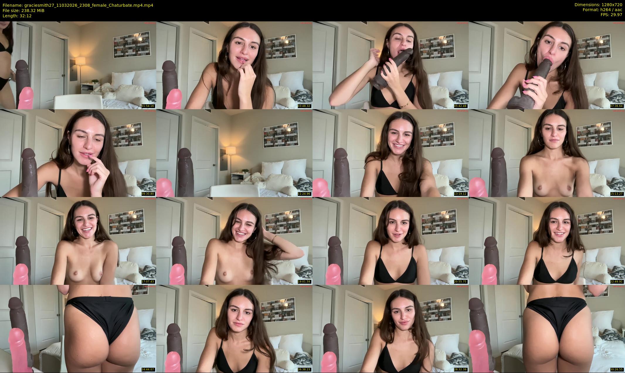 graciesmith27 — 33 minute Chaturbate female cam show recording, 720p, Mar 11, 2026