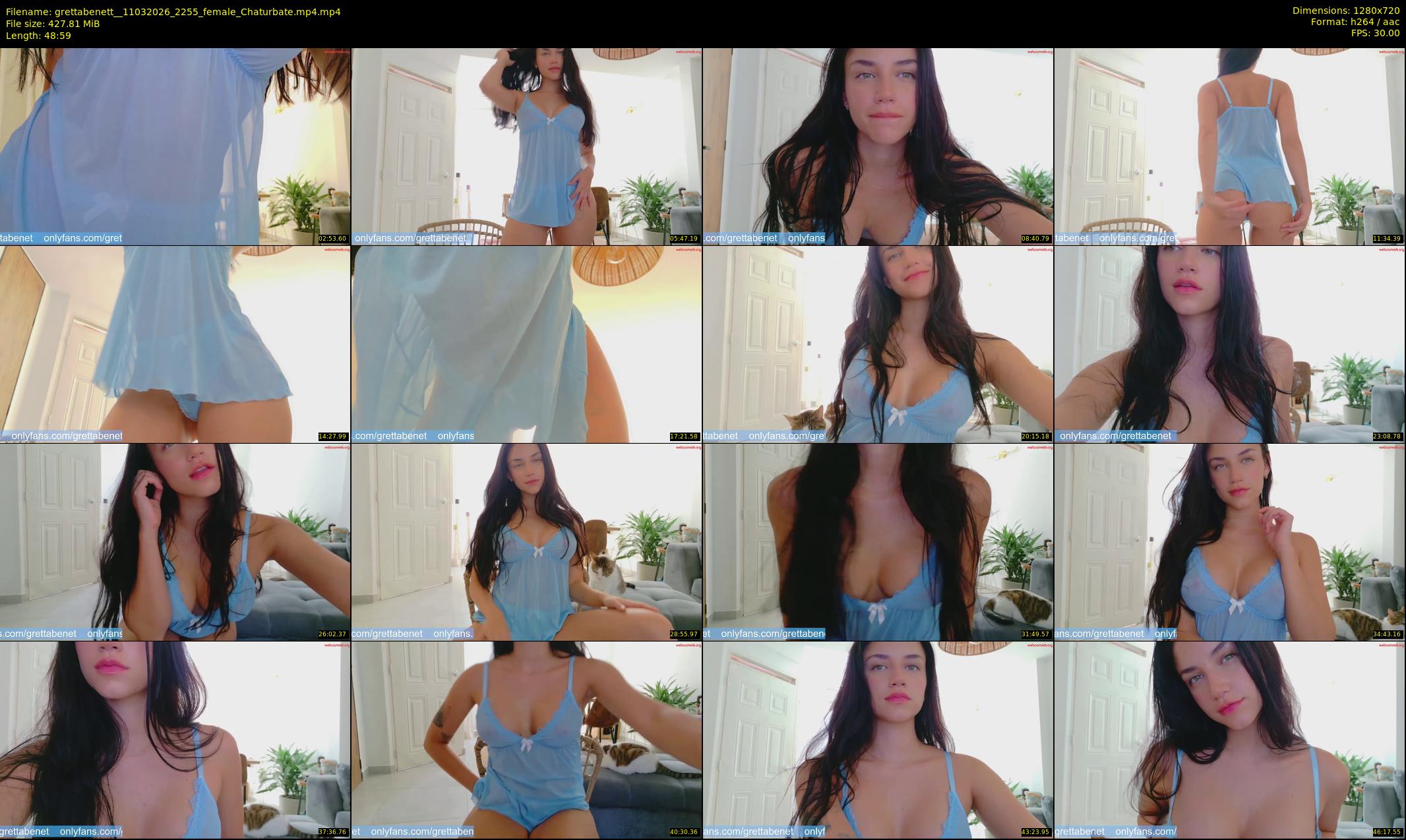 grettabenett_ — 49 minute Chaturbate female cam show recording, 720p, Mar 11, 2026