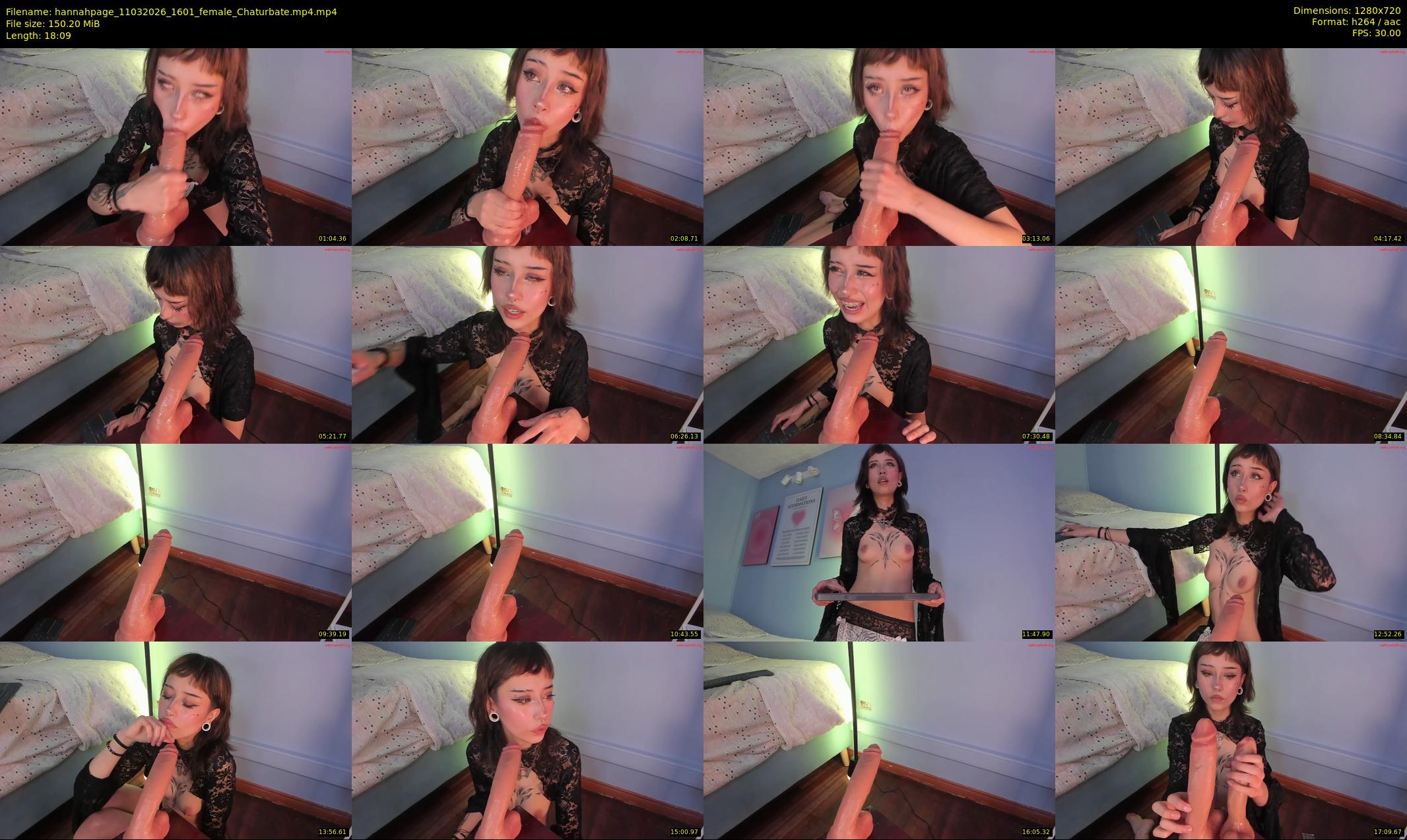 hannahpage — 19 minute Chaturbate female cam show recording, 720p, Mar 11, 2026