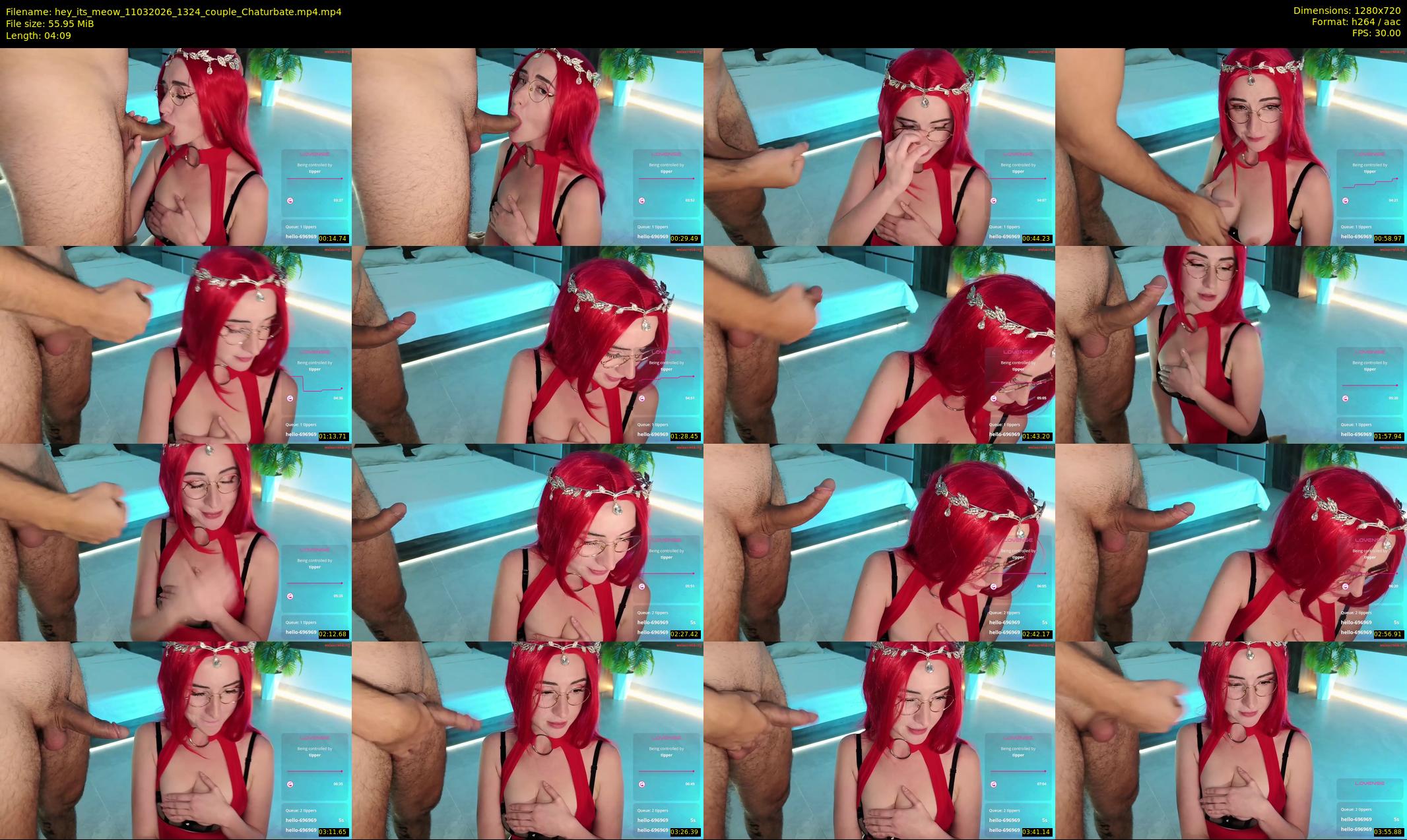 hey_its_meow — 5 minute Chaturbate couple cam show recording, 720p, Mar 11, 2026