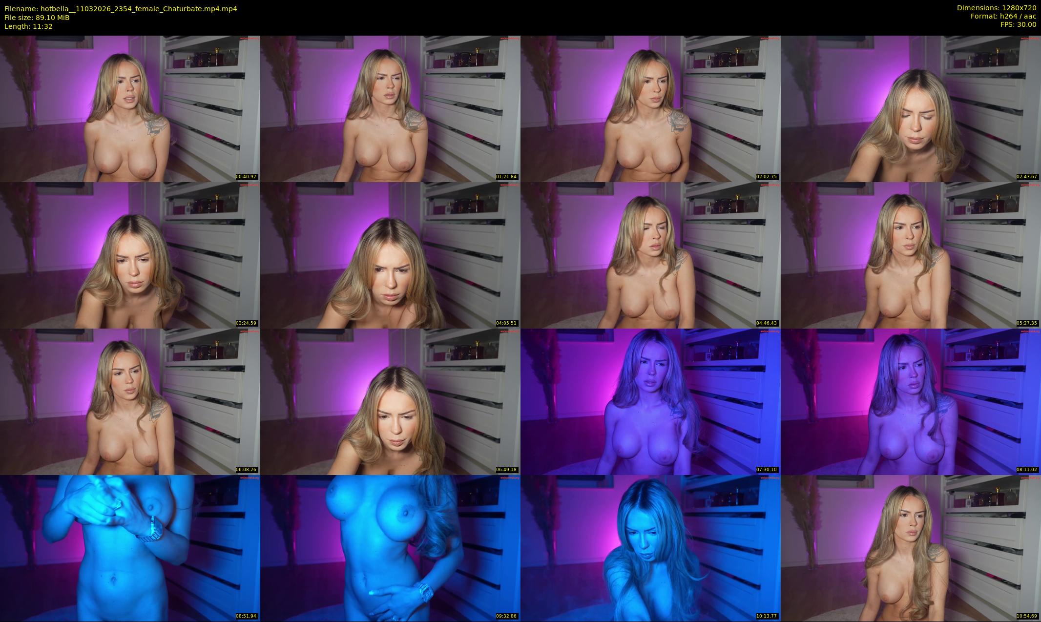 hotbella_ — 12 minute Chaturbate female cam show recording, 720p, Mar 11, 2026