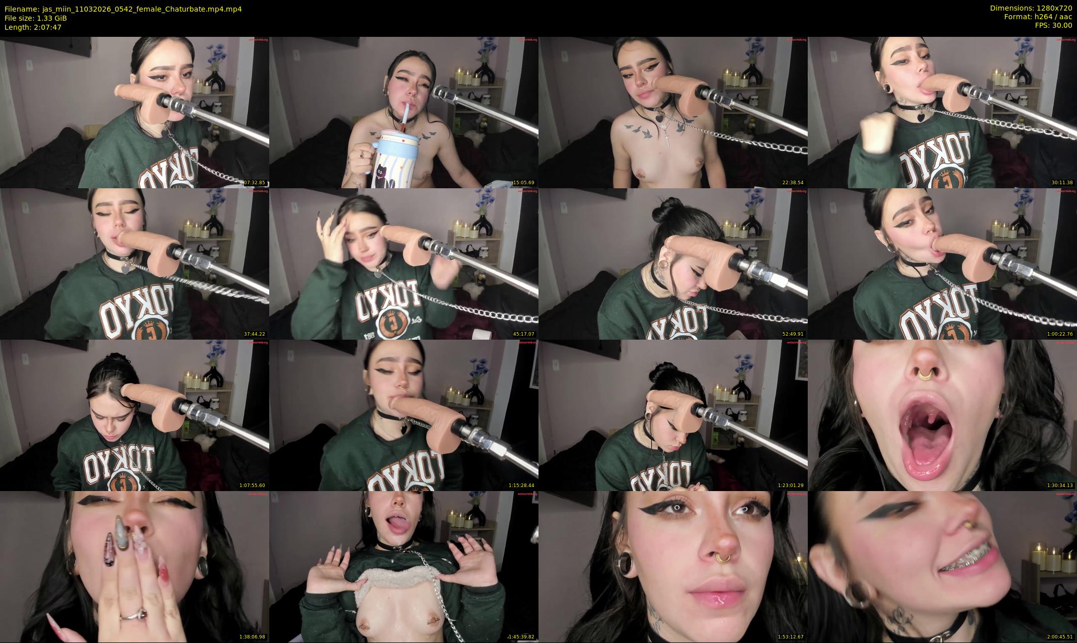 jas_miin — 128 minute Chaturbate female cam show recording, 720p, Mar 11, 2026