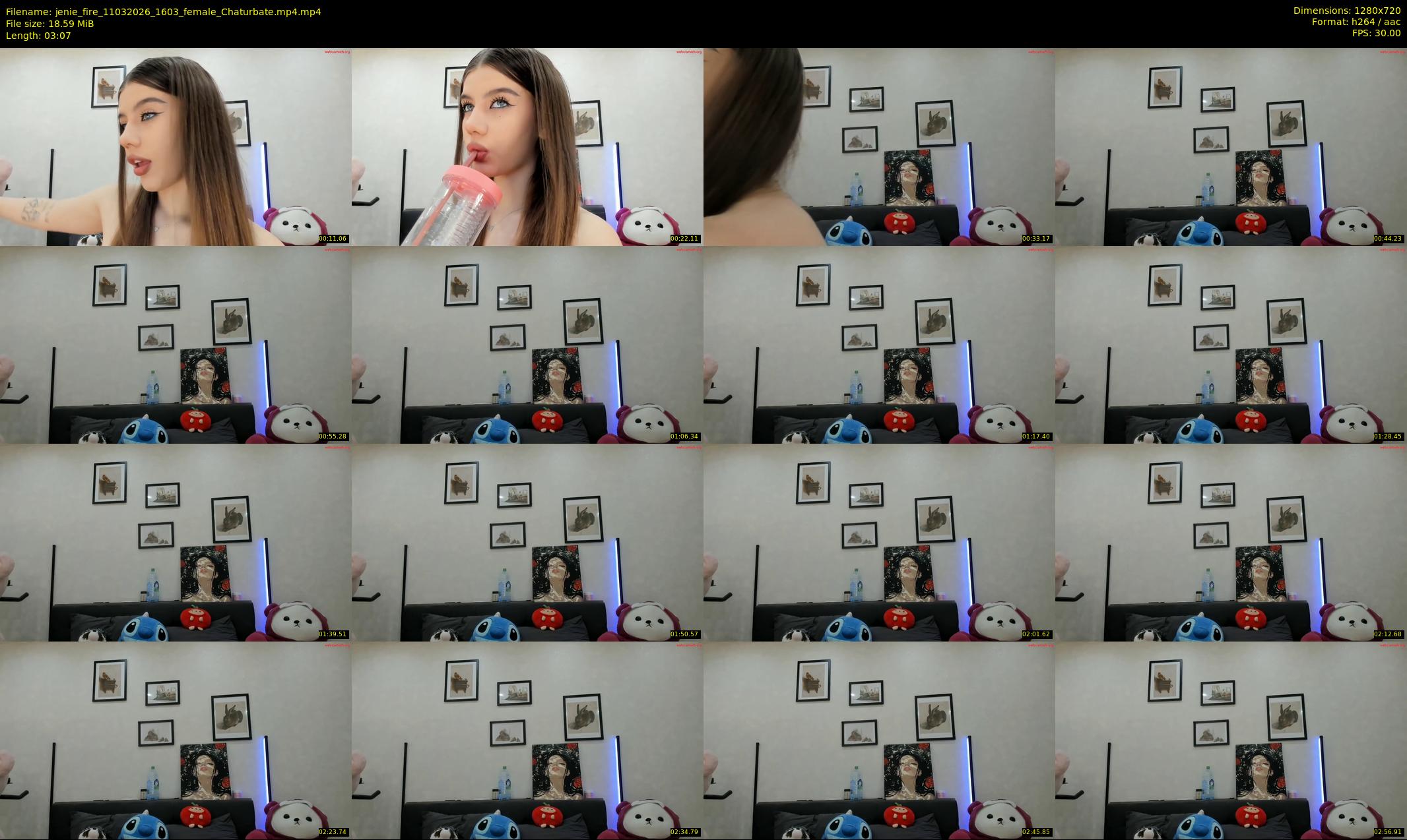 jenie_fire — 4 minute Chaturbate female cam show recording, 720p, Mar 11, 2026
