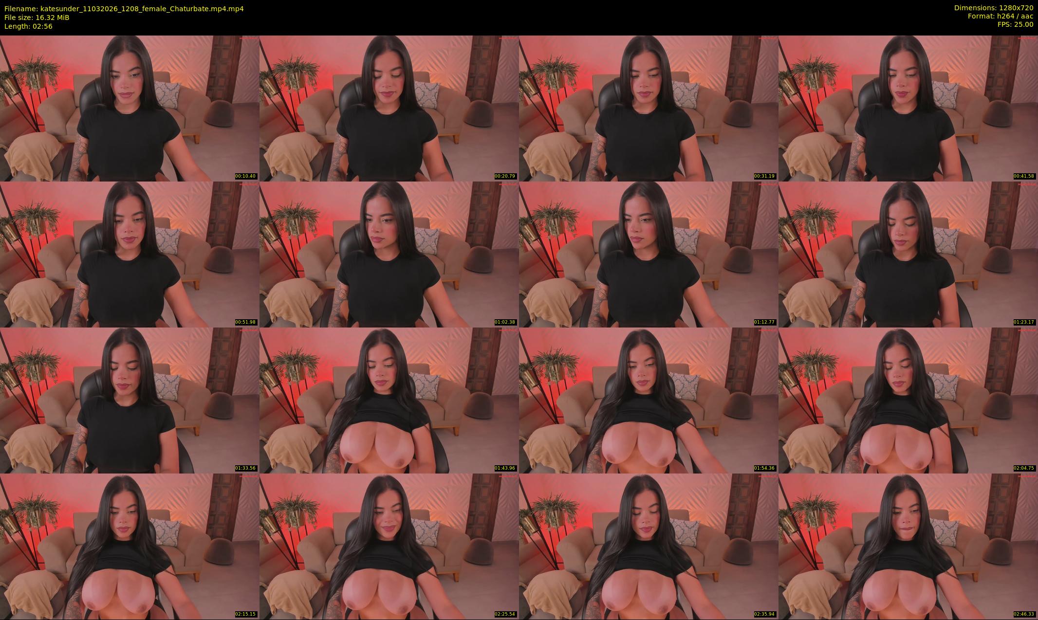 katesunder — 3 minute Chaturbate female cam show recording, 720p, Mar 11, 2026
