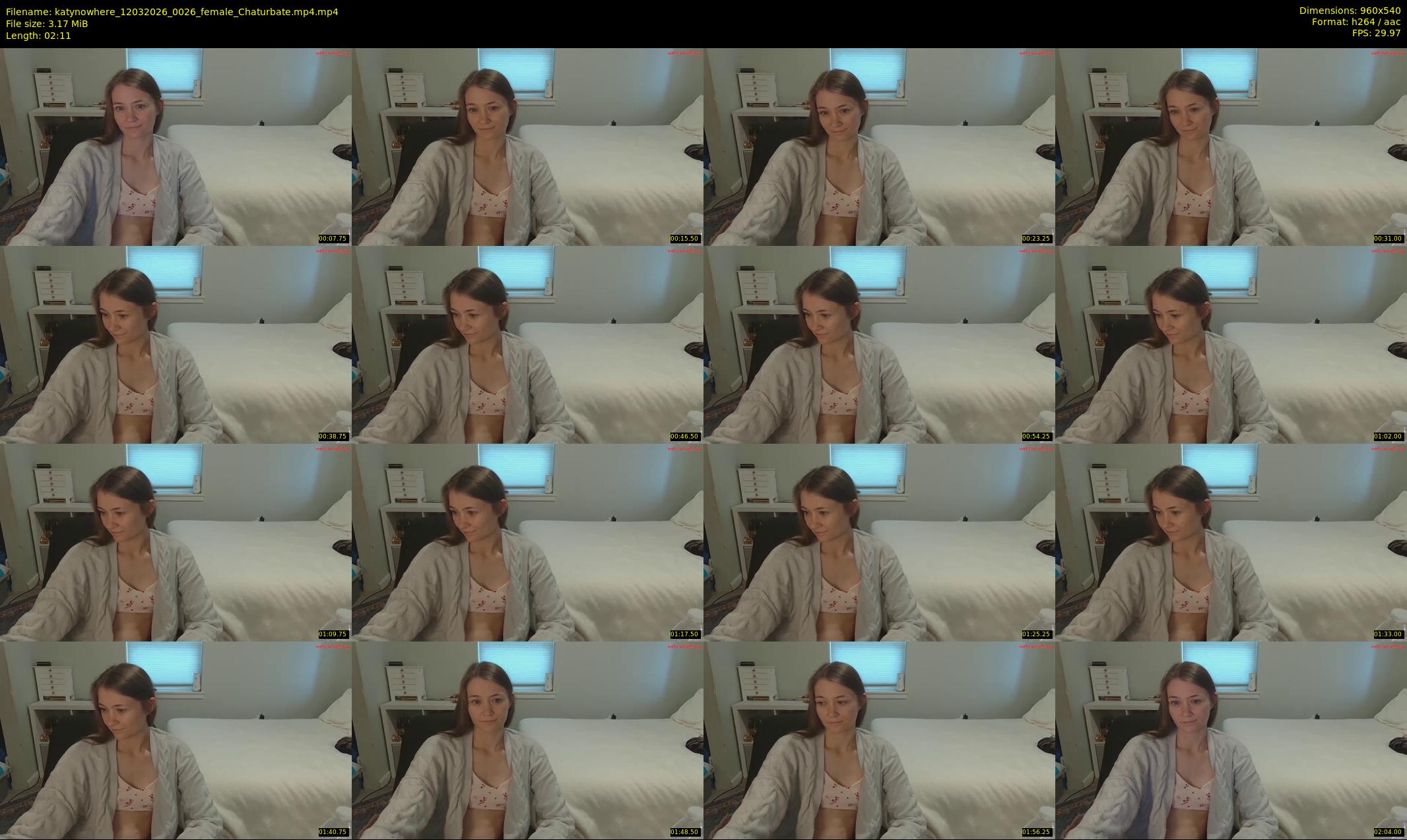katynowhere — 3 minute Chaturbate female cam show recording, 480p, Mar 12, 2026