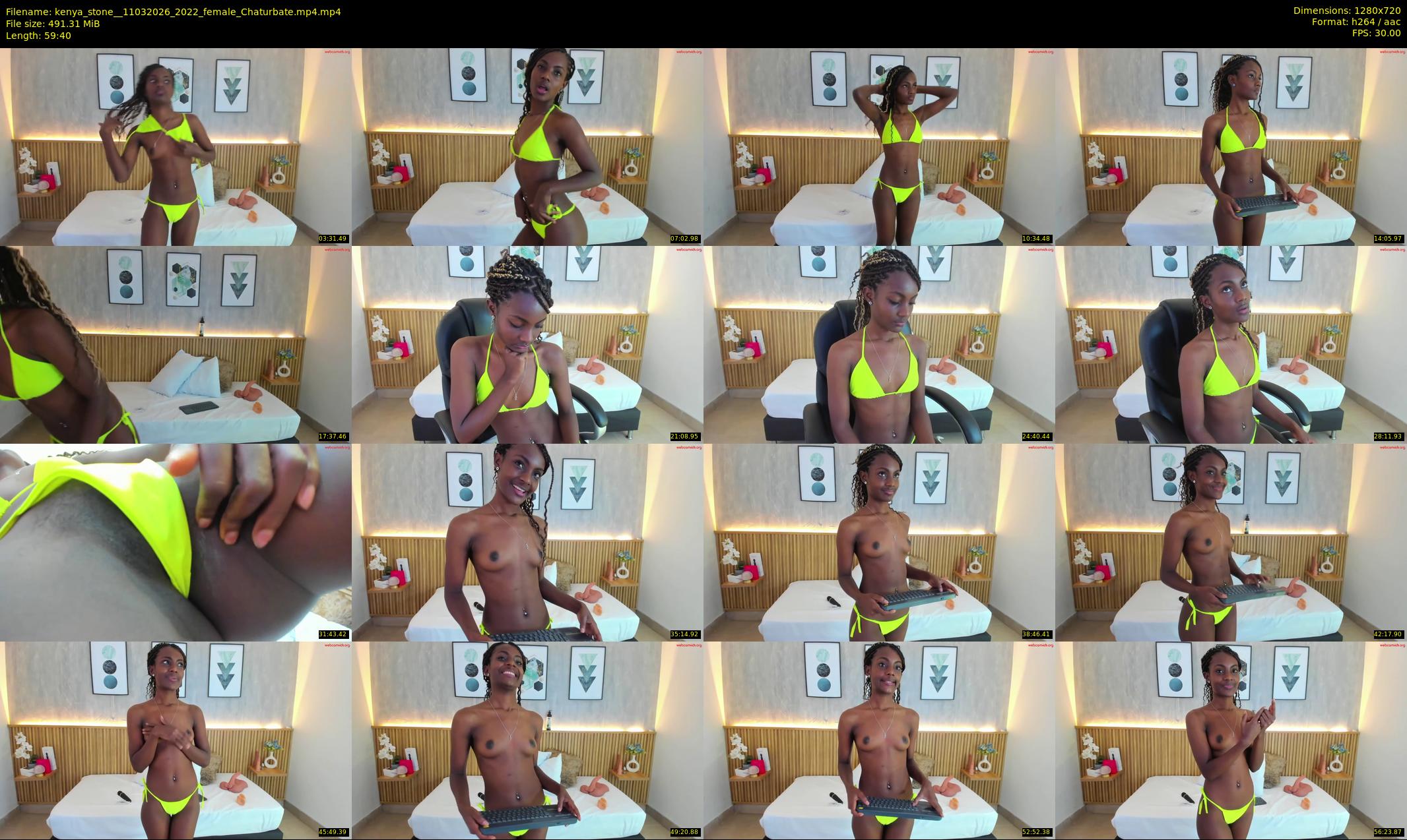 kenya_stone_ — 60 minute Chaturbate female cam show recording, 720p, Mar 11, 2026