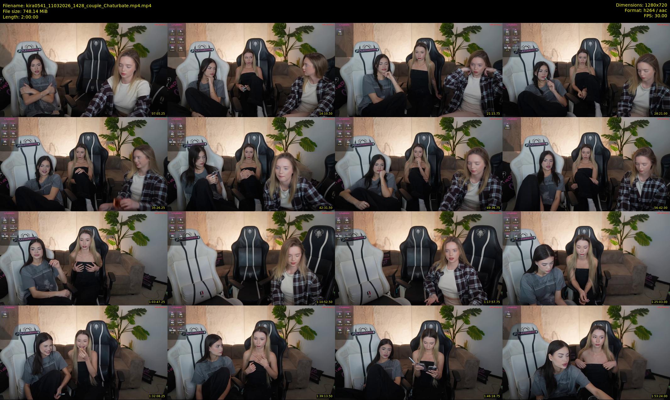 kira0541 — 120 minute Chaturbate couple cam show recording, 720p, Mar 11, 2026