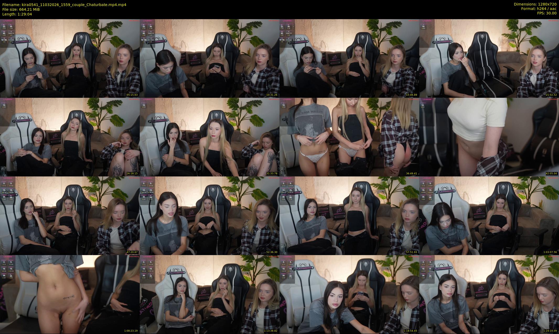 kira0541 — 90 minute Chaturbate couple cam show recording, 720p, Mar 11, 2026