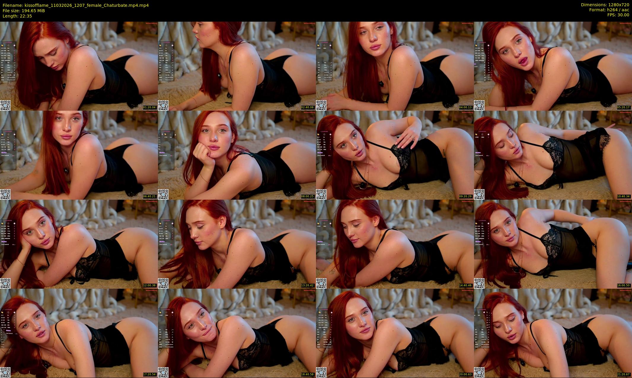 kissofflame — 23 minute Chaturbate female cam show recording, 720p, Mar 11, 2026