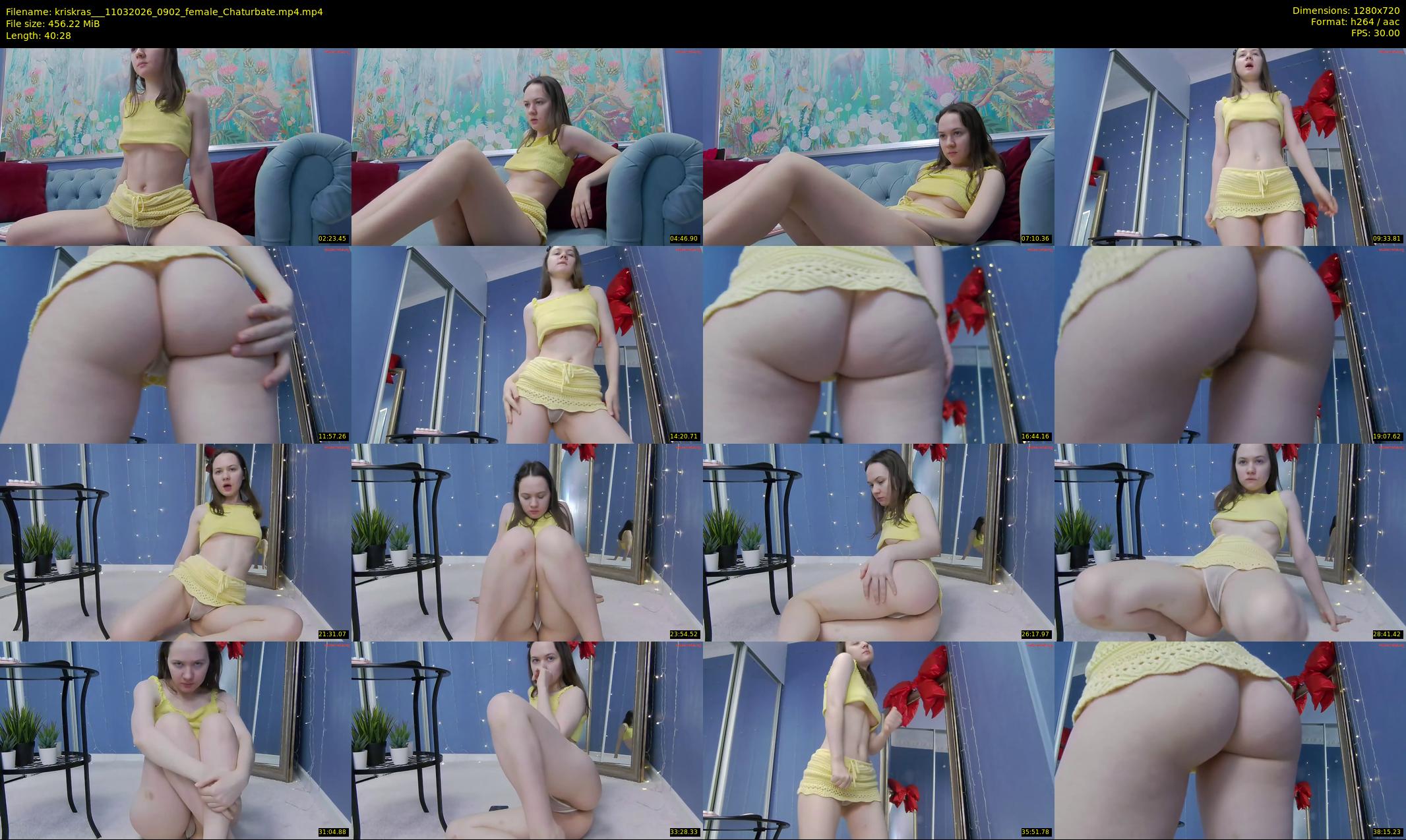 kriskras__ — 41 minute Chaturbate female cam show recording, 720p, Mar 11, 2026