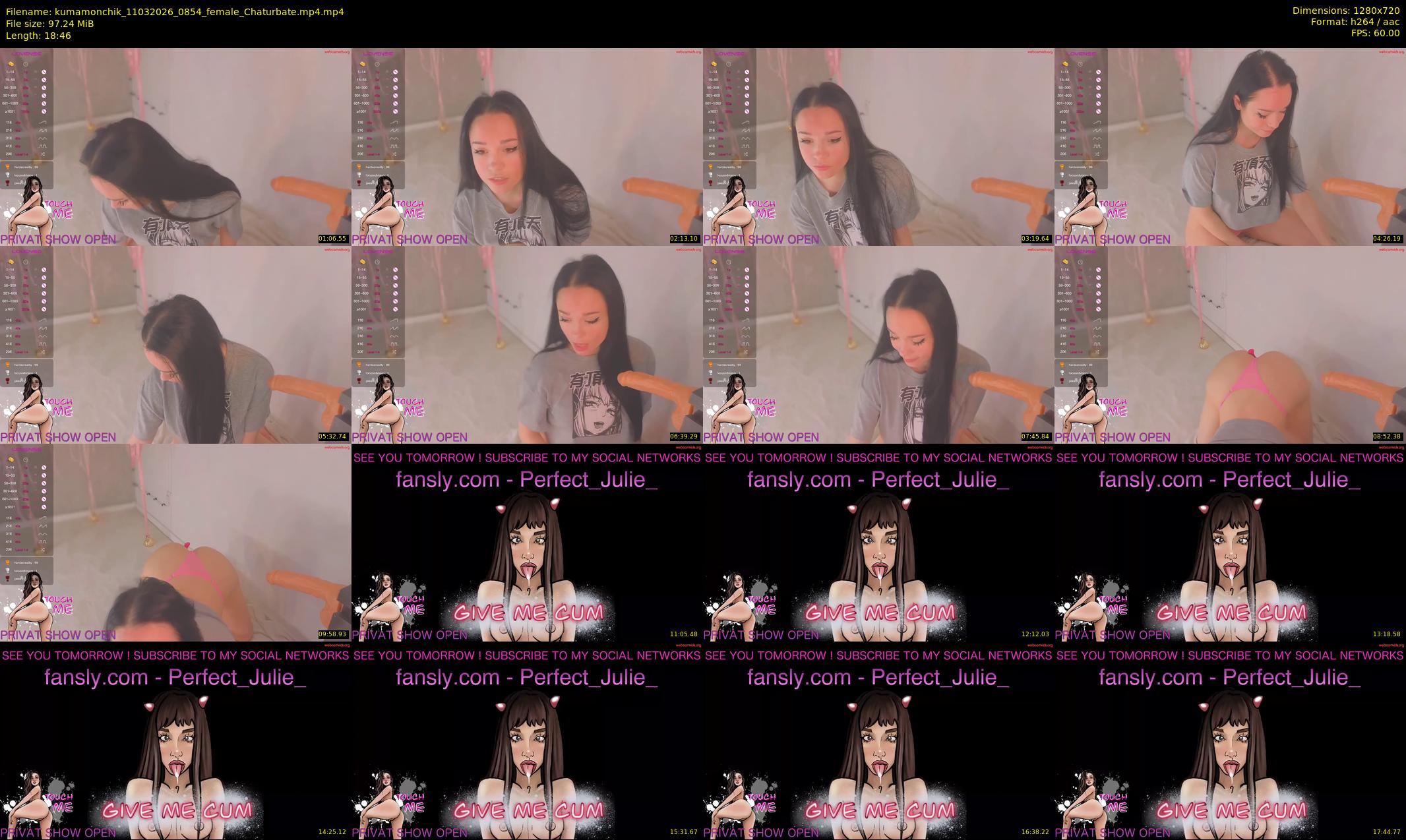 kumamonchik — 19 minute Chaturbate couple cam show recording, 720p, Mar 11, 2026