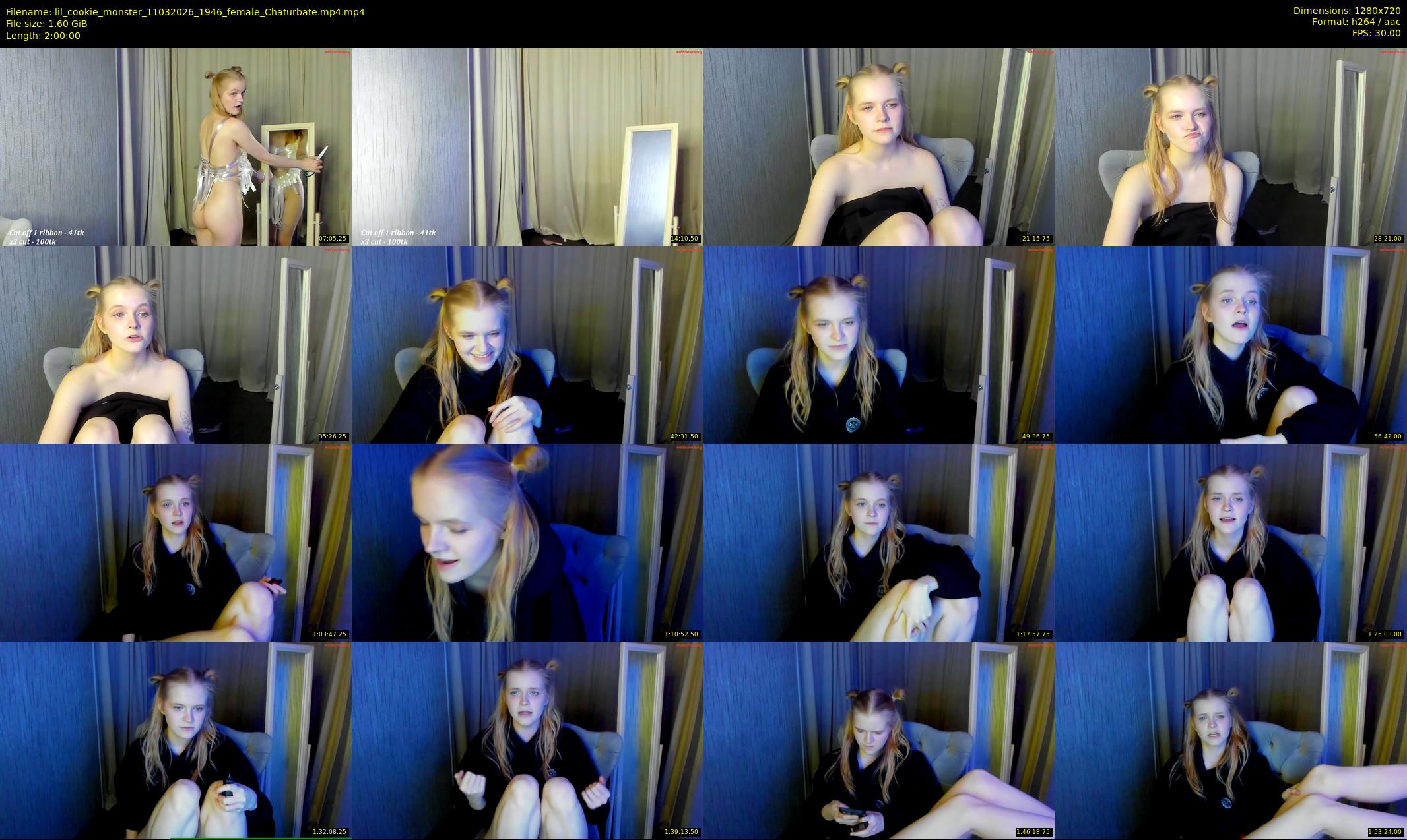 lil_cookie_monster — 120 minute Chaturbate female cam show recording, 720p, Mar 11, 2026