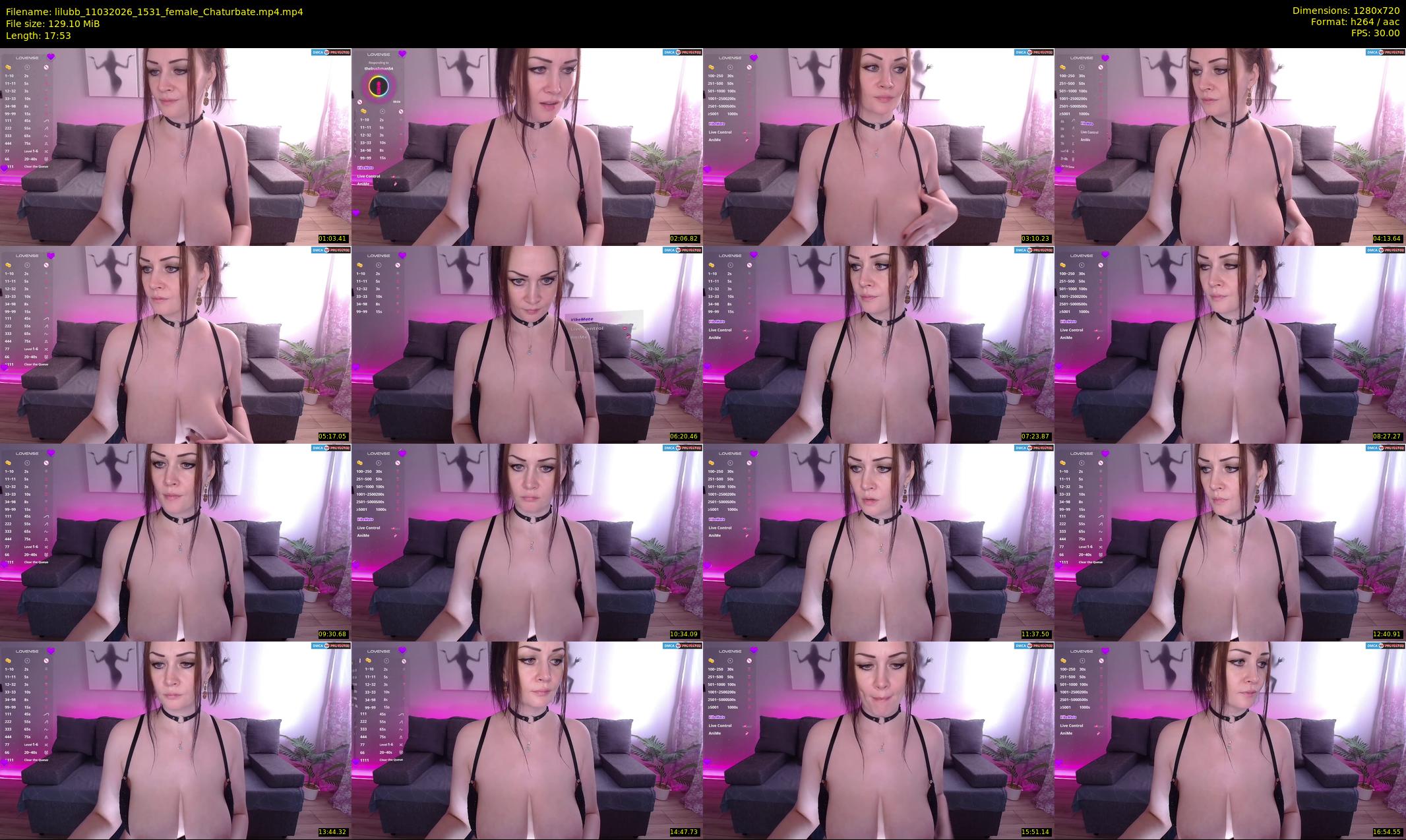 lilubb — 18 minute Chaturbate female cam show recording, 720p, Mar 11, 2026