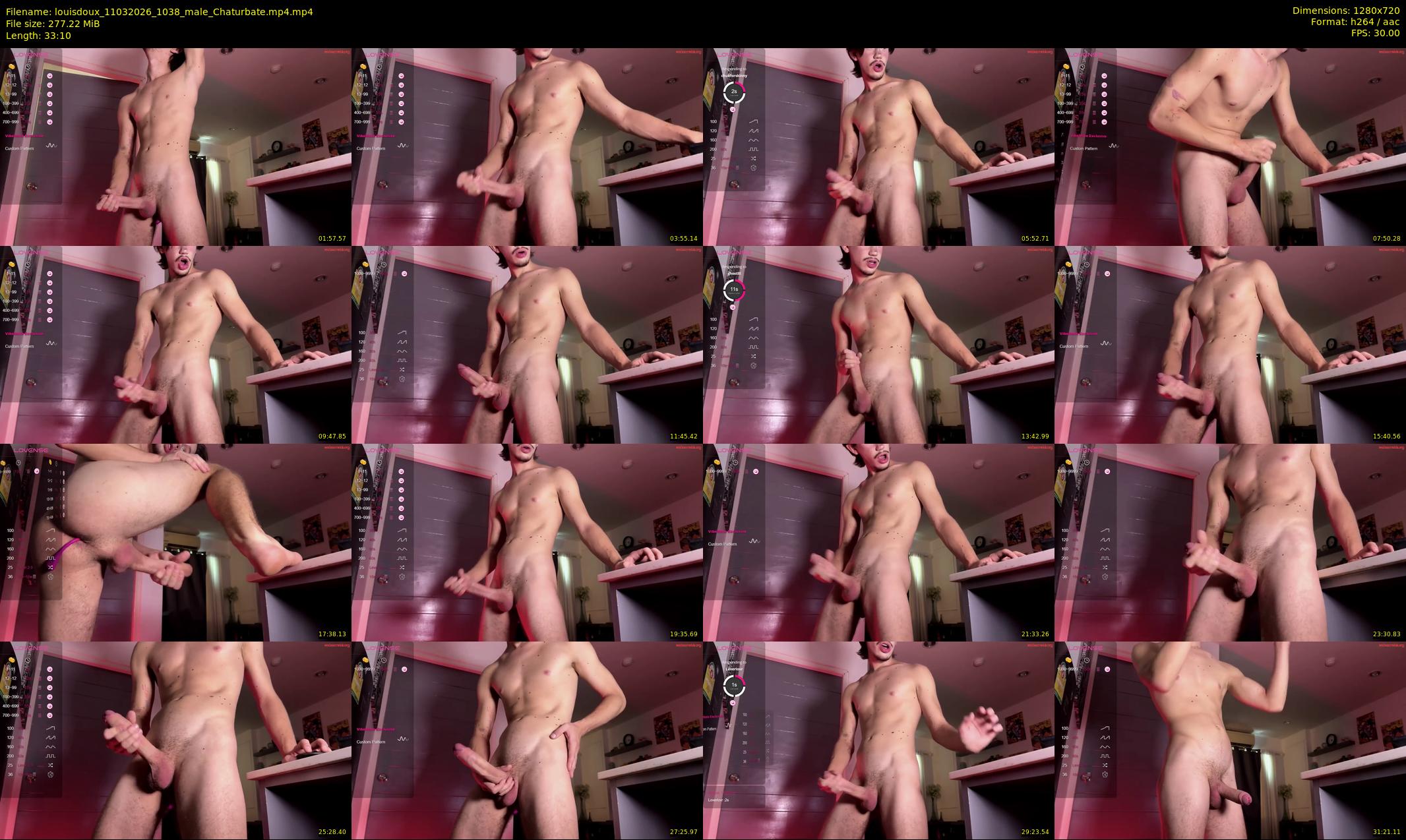 louisdoux — 34 minute Chaturbate male cam show recording, 720p, Mar 11, 2026