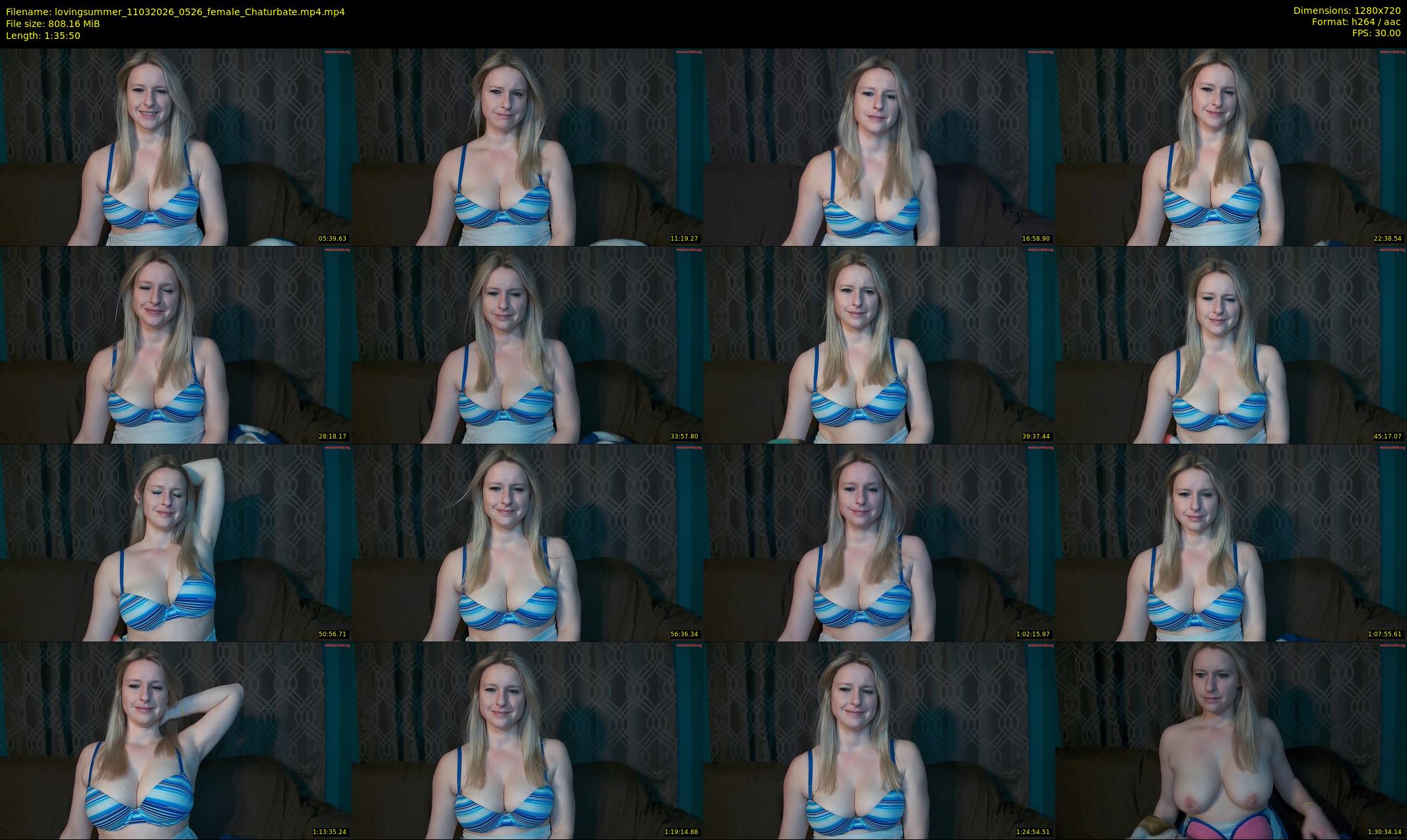 lovingsummer — 96 minute Chaturbate female cam show recording, 720p, Mar 11, 2026