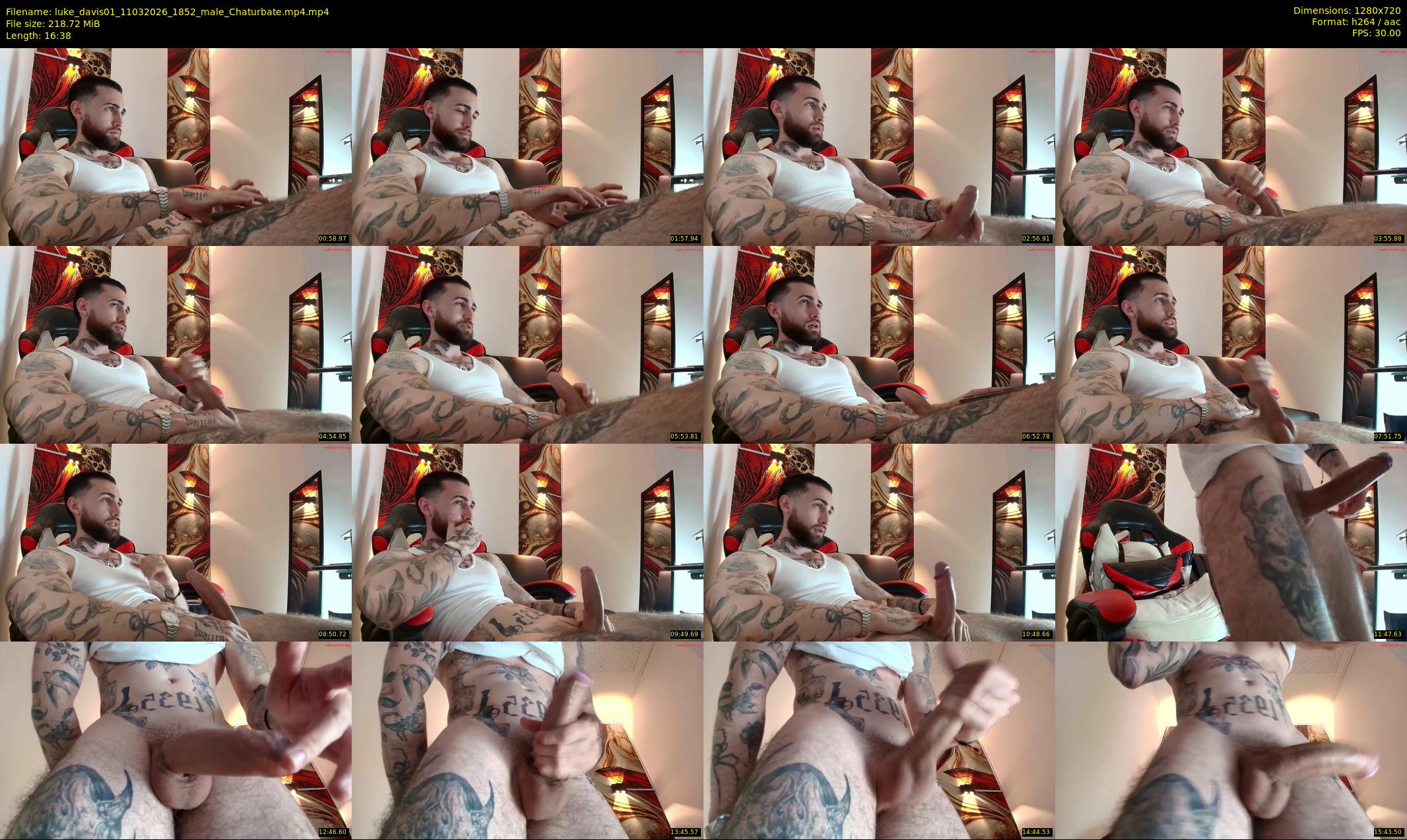 luke_davis01 — 17 minute Chaturbate male cam show recording, 720p, Mar 11, 2026