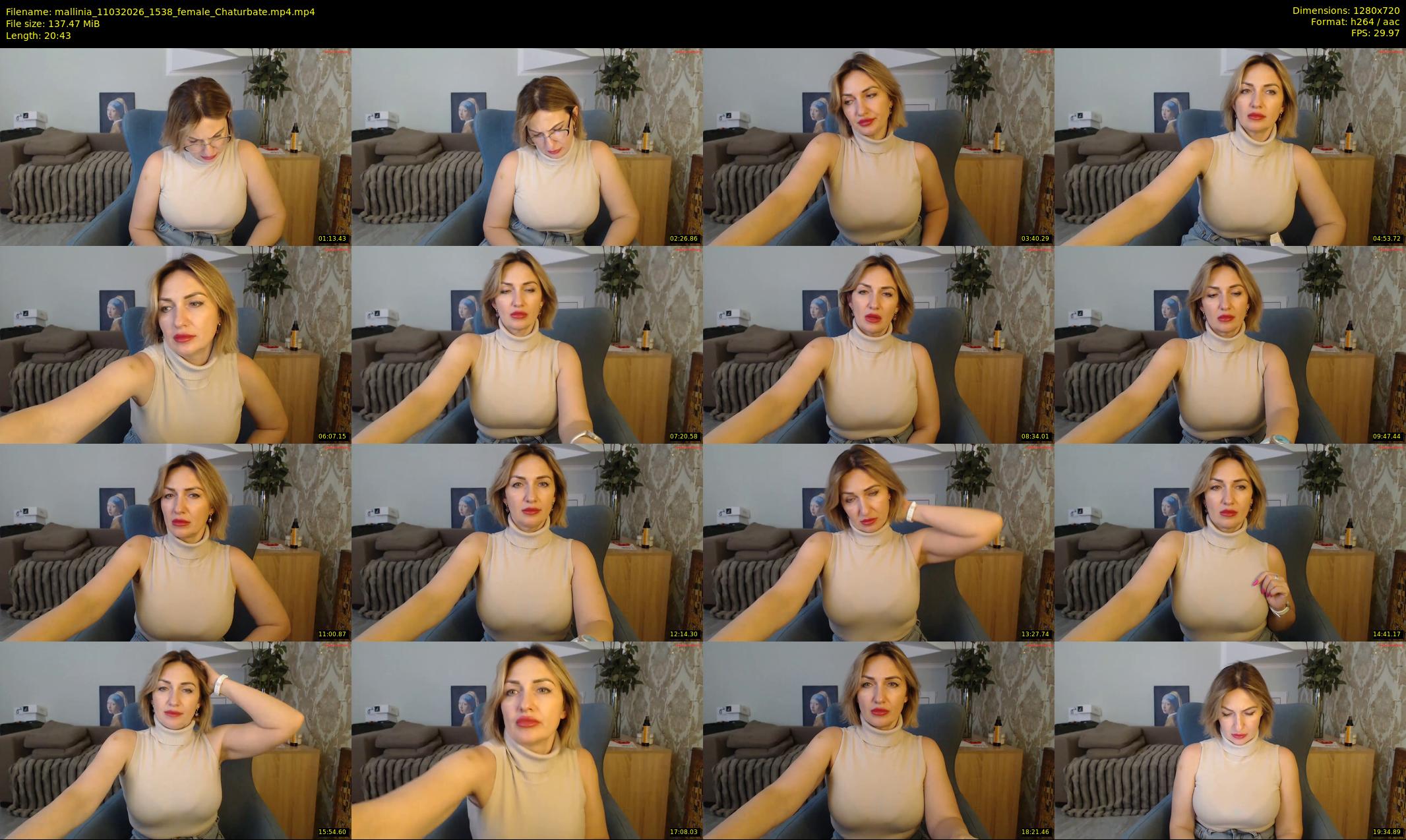 mallinia — 21 minute Chaturbate female cam show recording, 720p, Mar 11, 2026