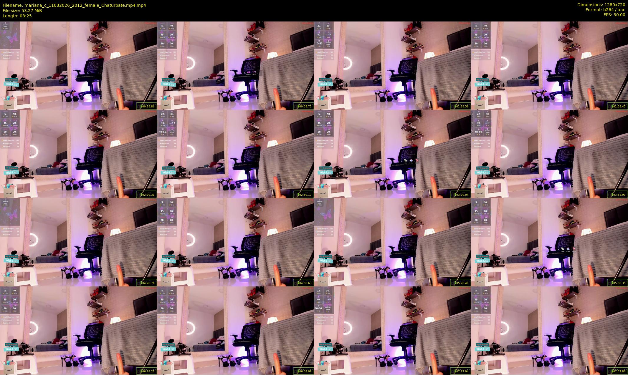 mariana_c — 9 minute Chaturbate female cam show recording, 720p, Mar 11, 2026