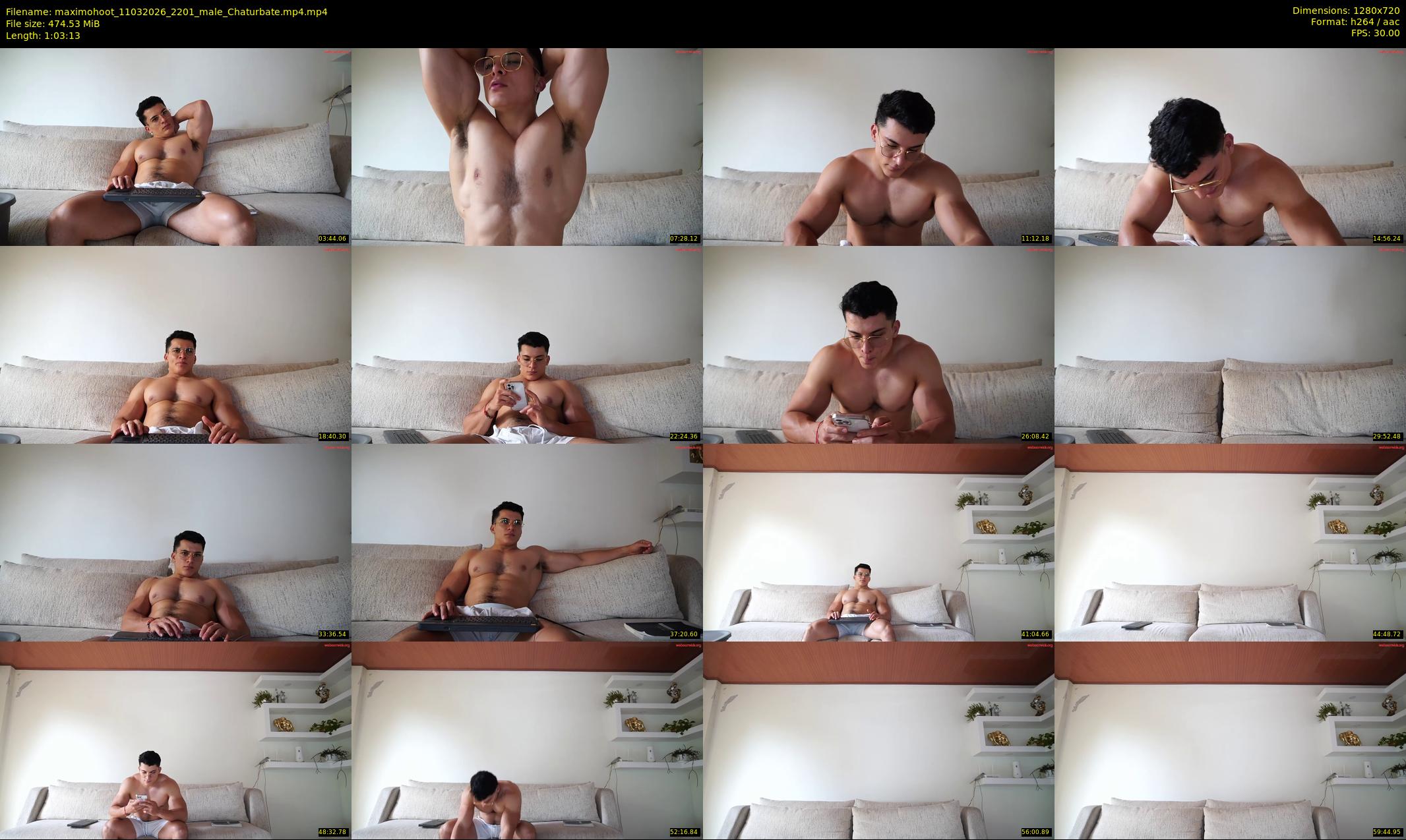maximohoot — 64 minute Chaturbate male cam show recording, 720p, Mar 11, 2026
