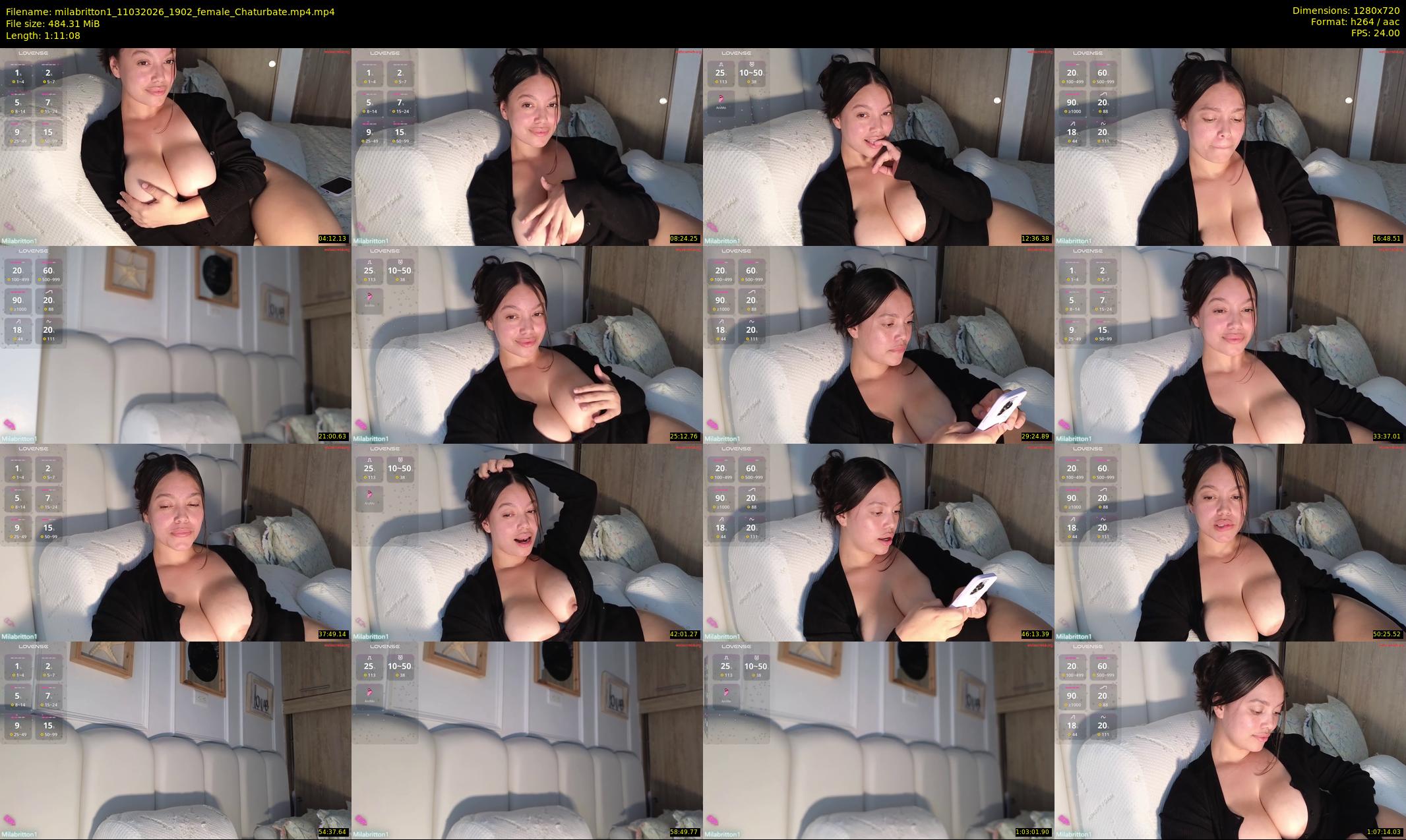 milabritton1 — 72 minute Chaturbate female cam show recording, 720p, Mar 11, 2026