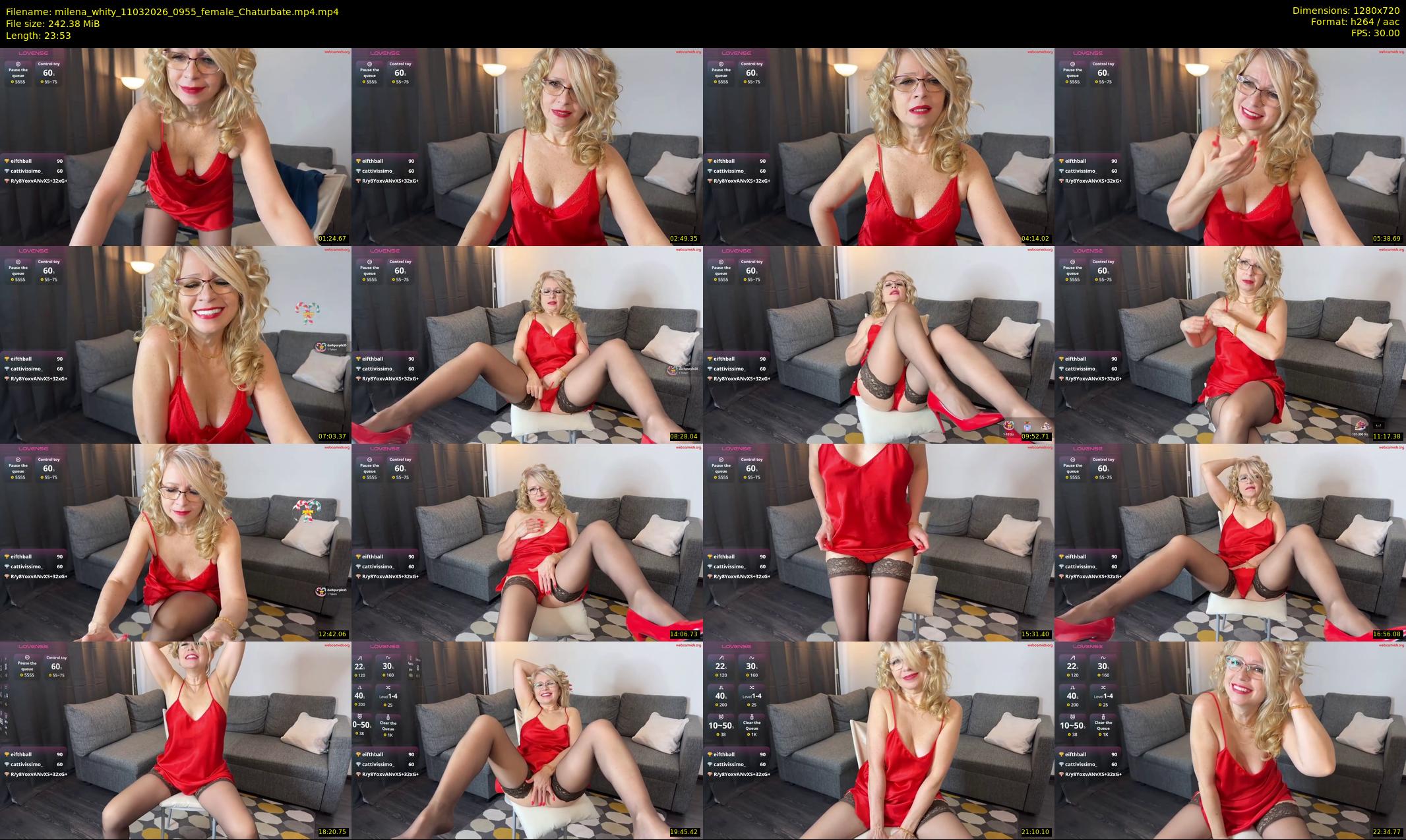 milena_whity — 24 minute Chaturbate female cam show recording, 720p, Mar 11, 2026