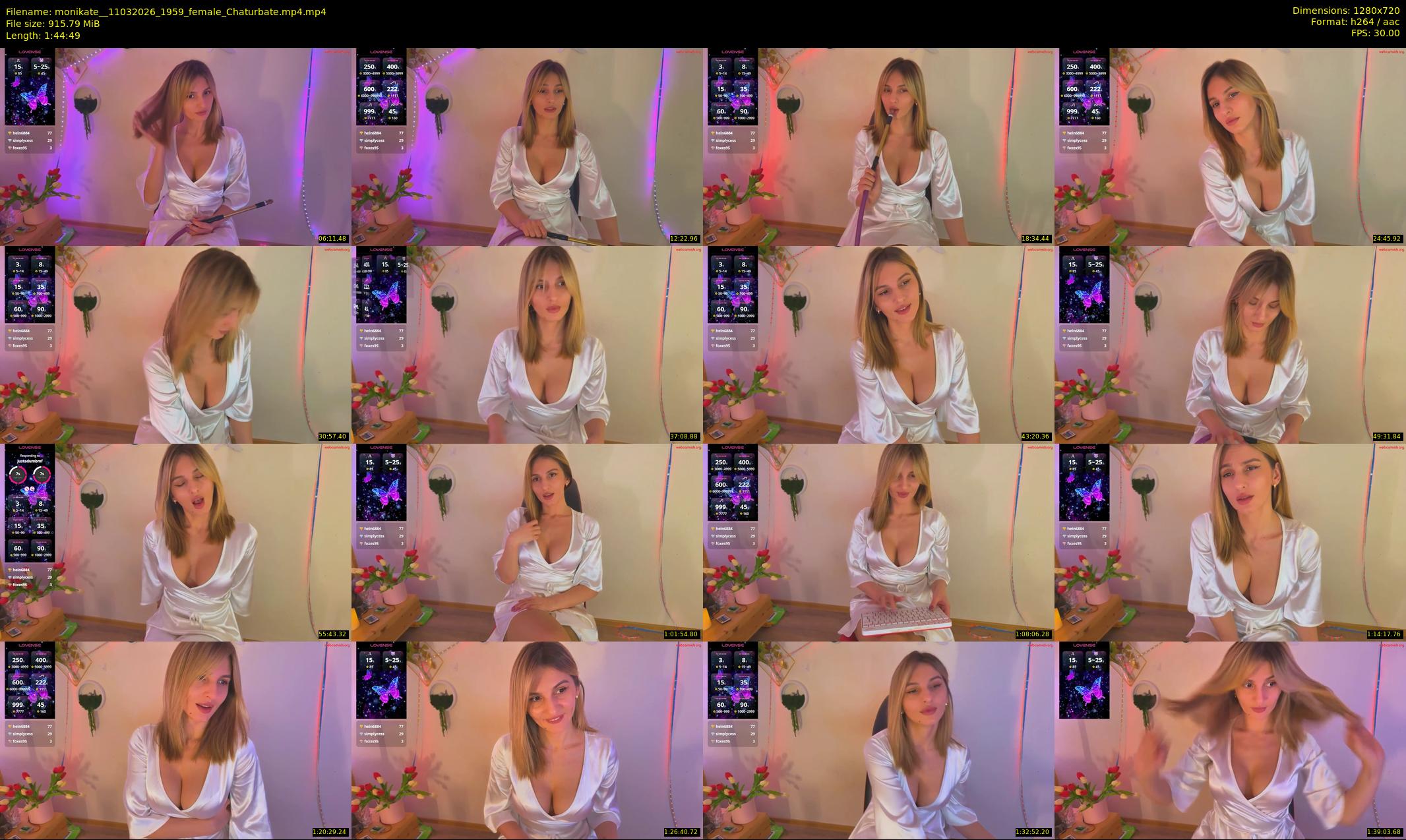 monikate_ — 105 minute Chaturbate couple cam show recording, 720p, Mar 11, 2026