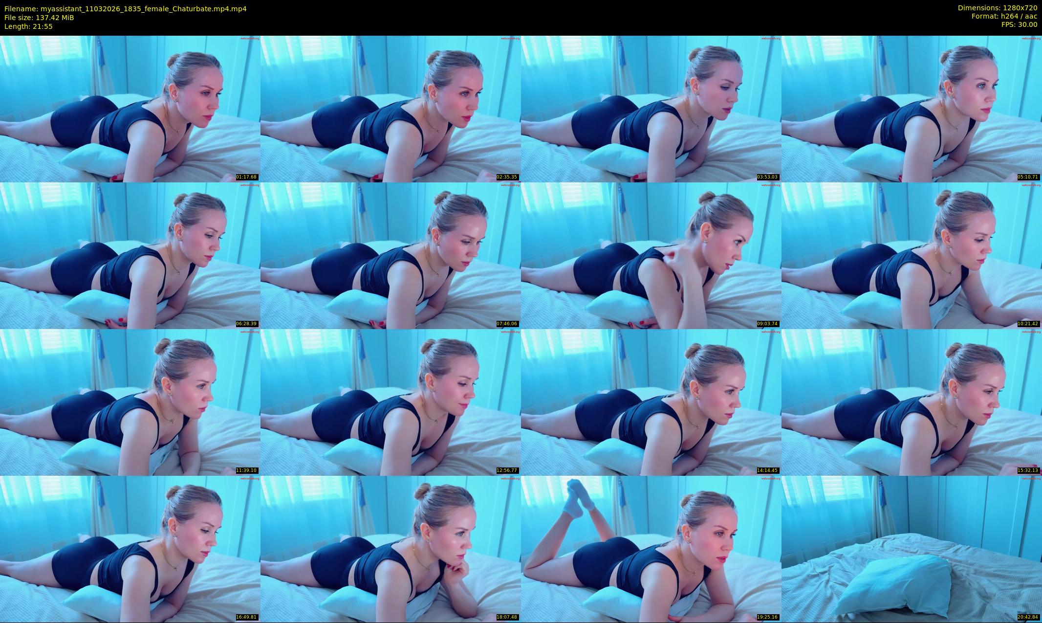 myassistant — 22 minute Chaturbate female cam show recording, 720p, Mar 11, 2026