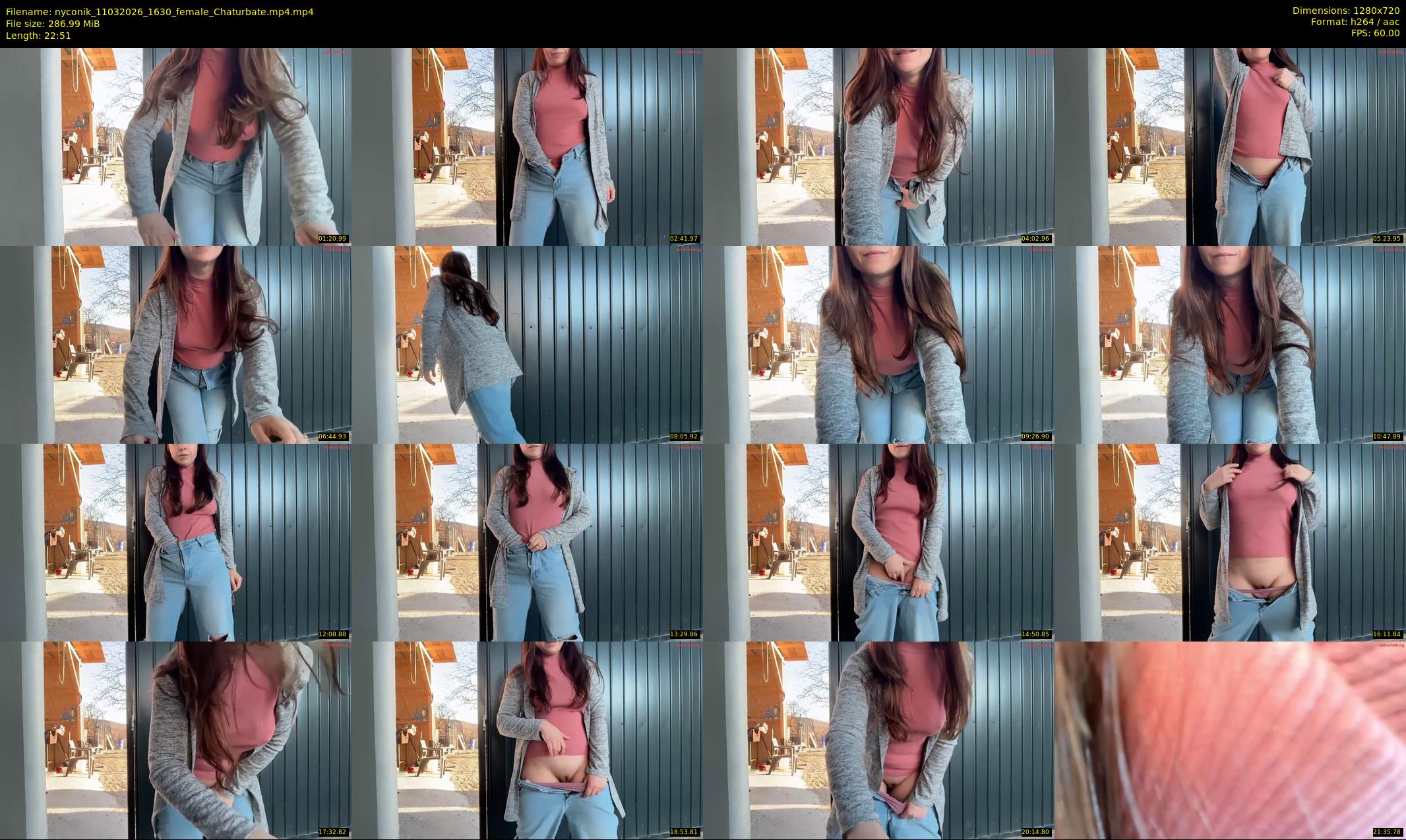 nyconik — 23 minute Chaturbate female cam show recording, 720p, Mar 11, 2026