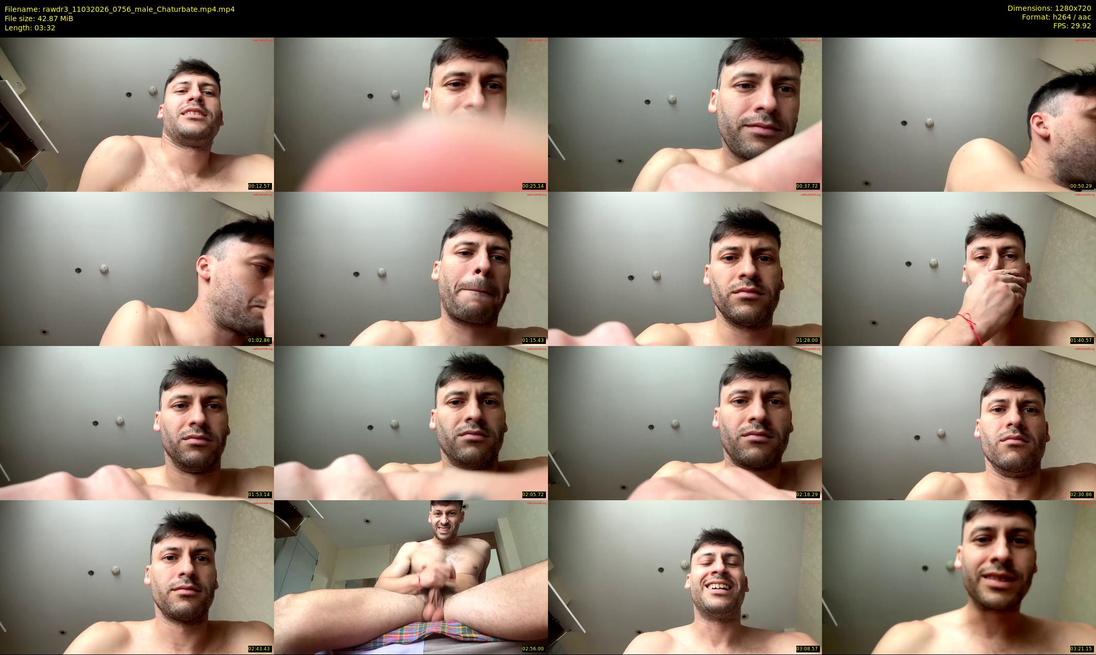 rawdr3 — 4 minute Chaturbate male cam show recording, 720p, Mar 11, 2026