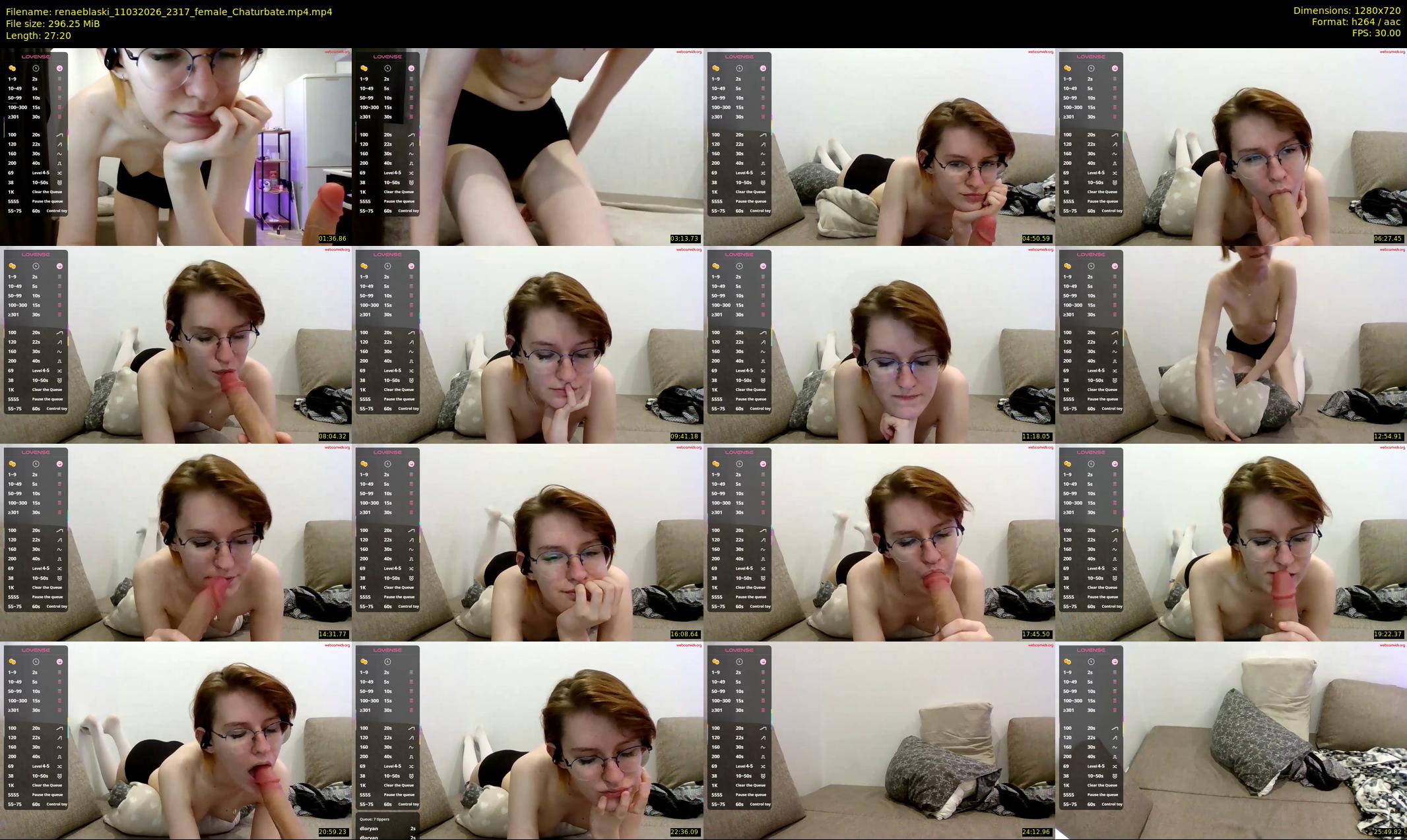 renaeblaski — 28 minute Chaturbate female cam show recording, 720p, Mar 11, 2026
