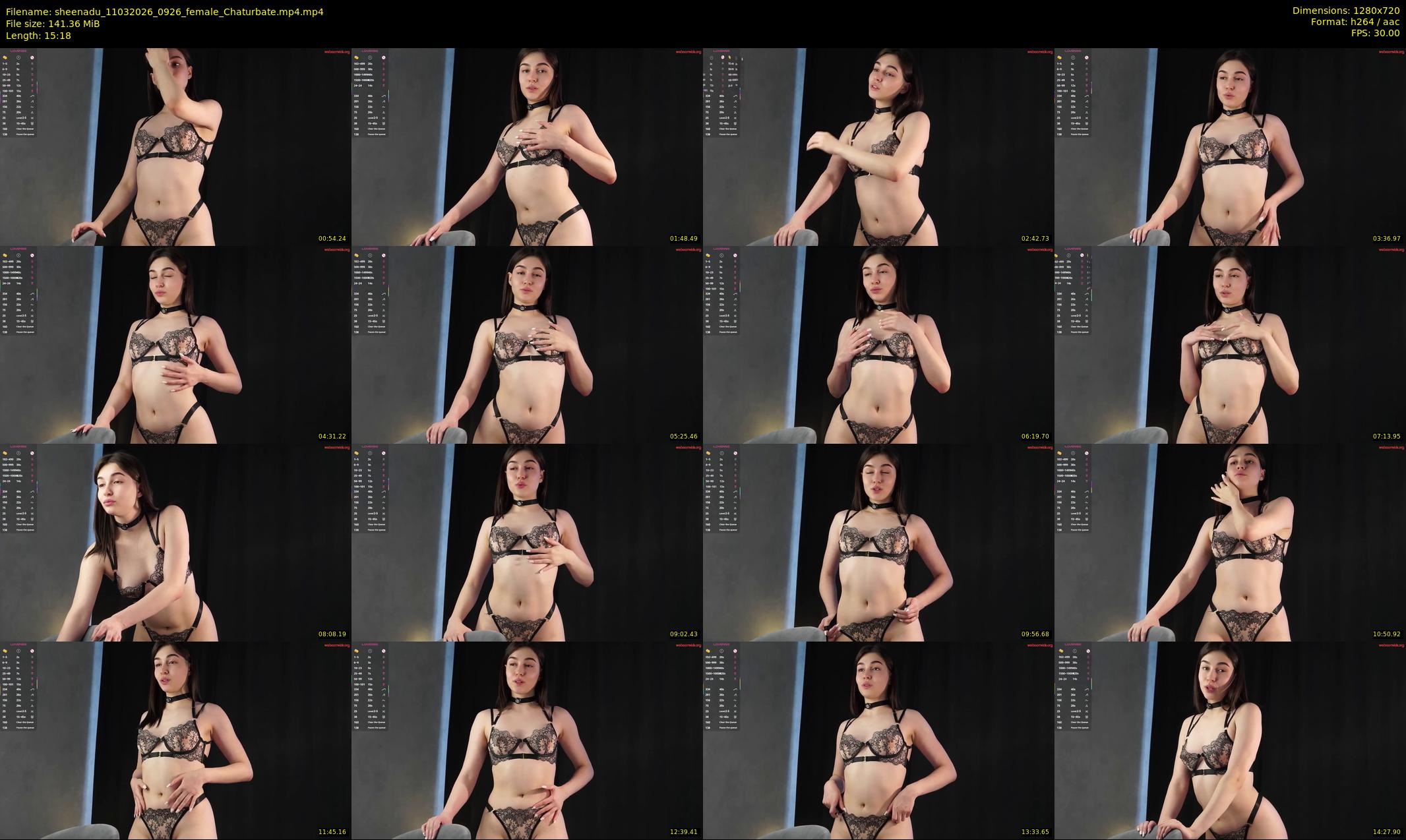 sheenadu — 16 minute Chaturbate female cam show recording, 720p, Mar 11, 2026