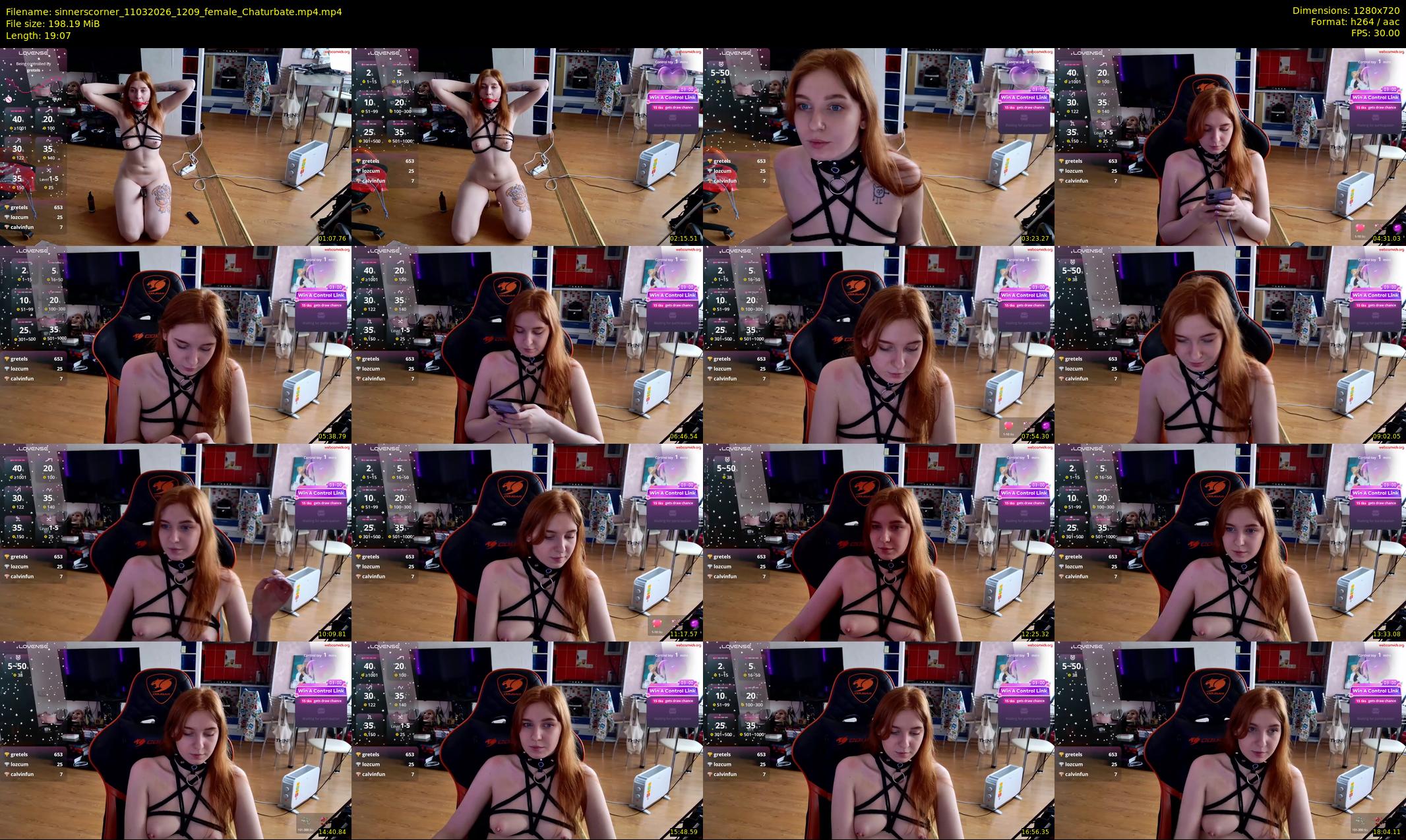 sinnerscorner — 20 minute Chaturbate couple cam show recording, 720p, Mar 11, 2026