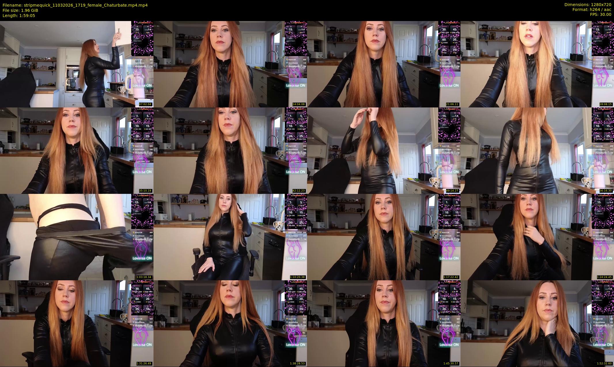 stripmequick — 120 minute Chaturbate female cam show recording, 720p, Mar 11, 2026