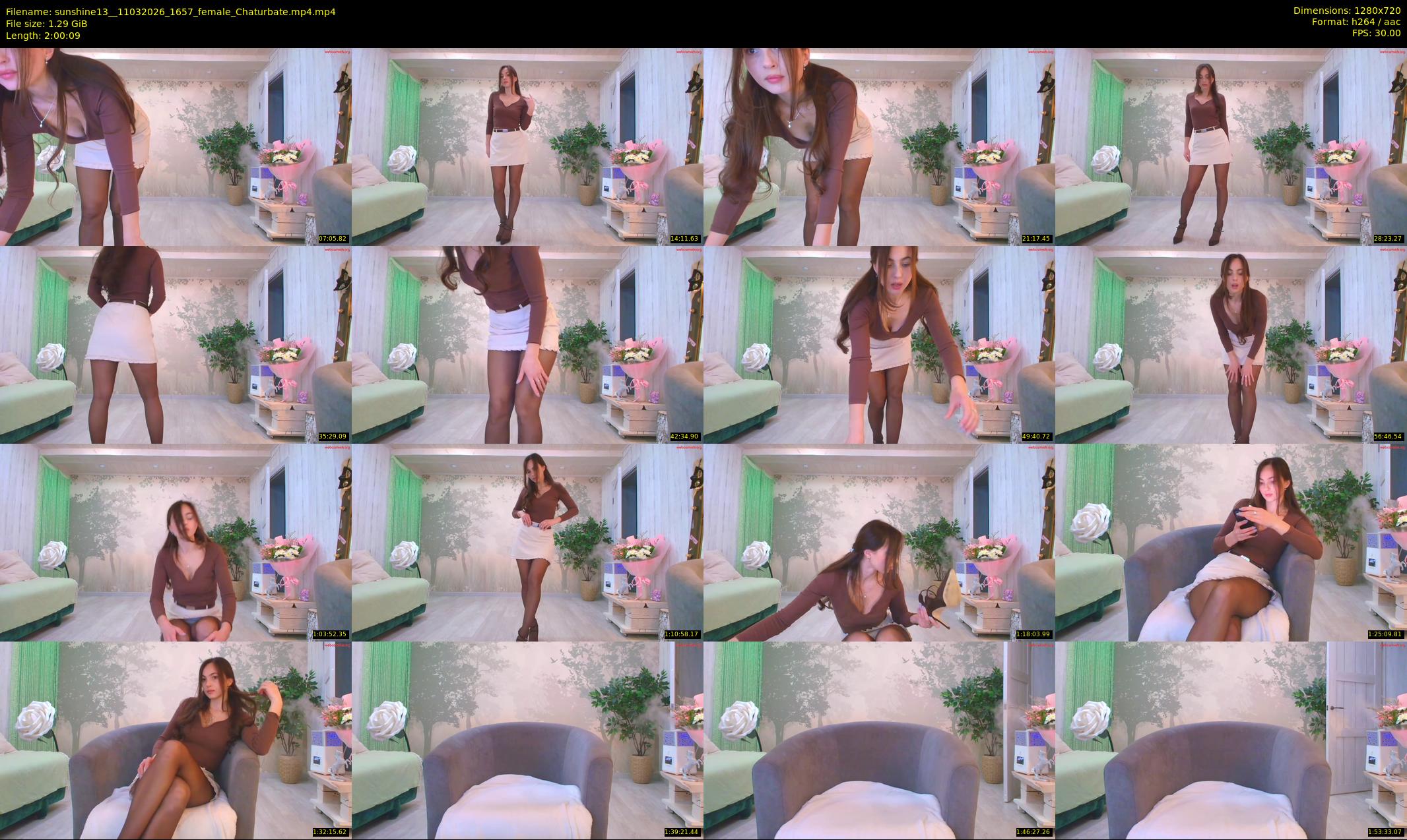 sunshine13_ — 121 minute Chaturbate female cam show recording, 720p, Mar 11, 2026