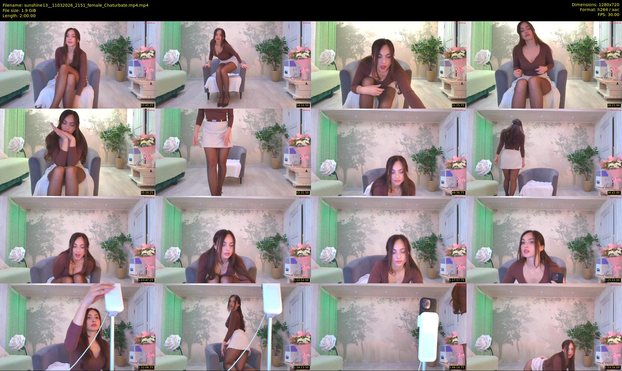 sunshine13_ — 120 minute Chaturbate female cam show recording, 720p, Mar 11, 2026