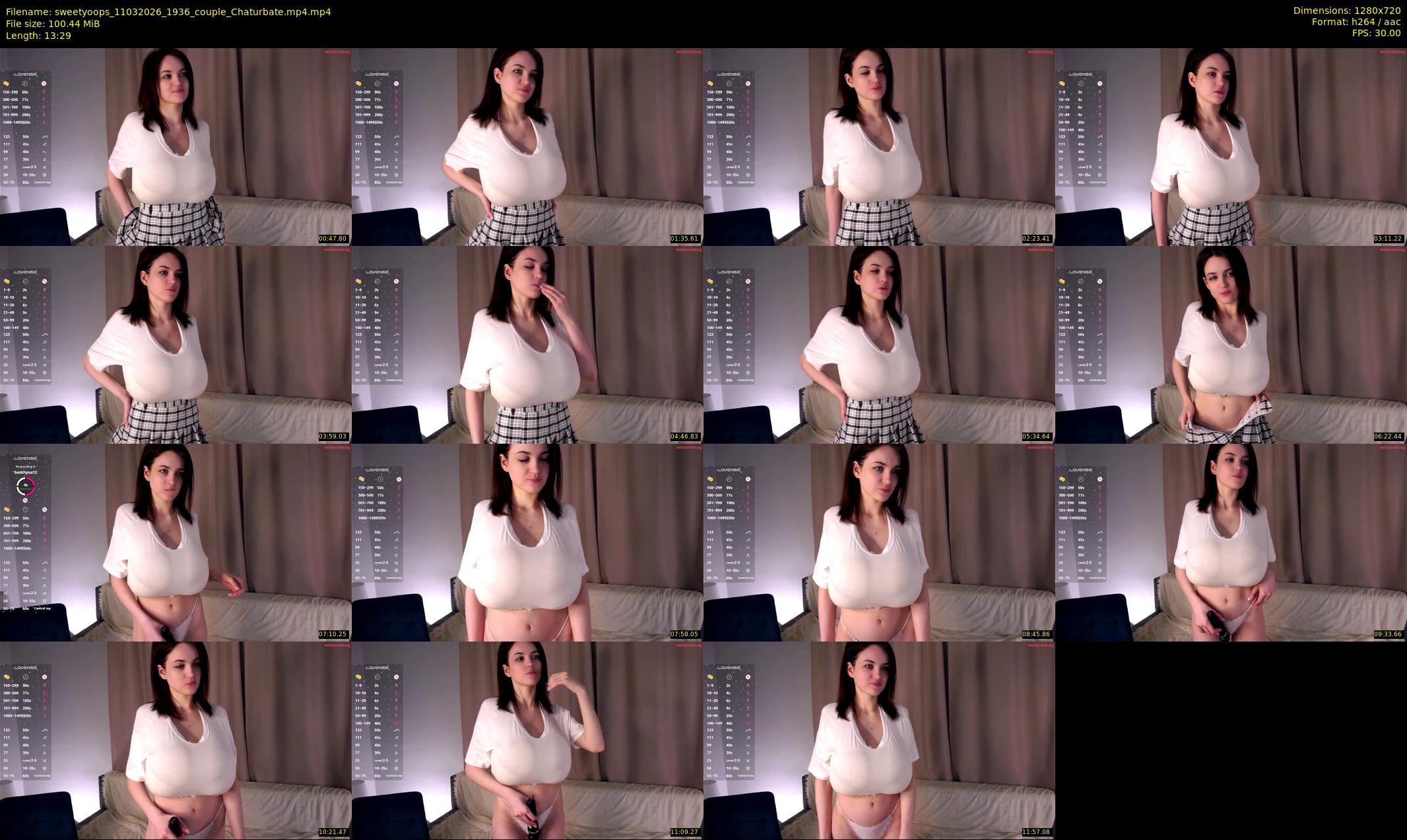 sweetyoops — 14 minute Chaturbate female cam show recording, 720p, Mar 11, 2026